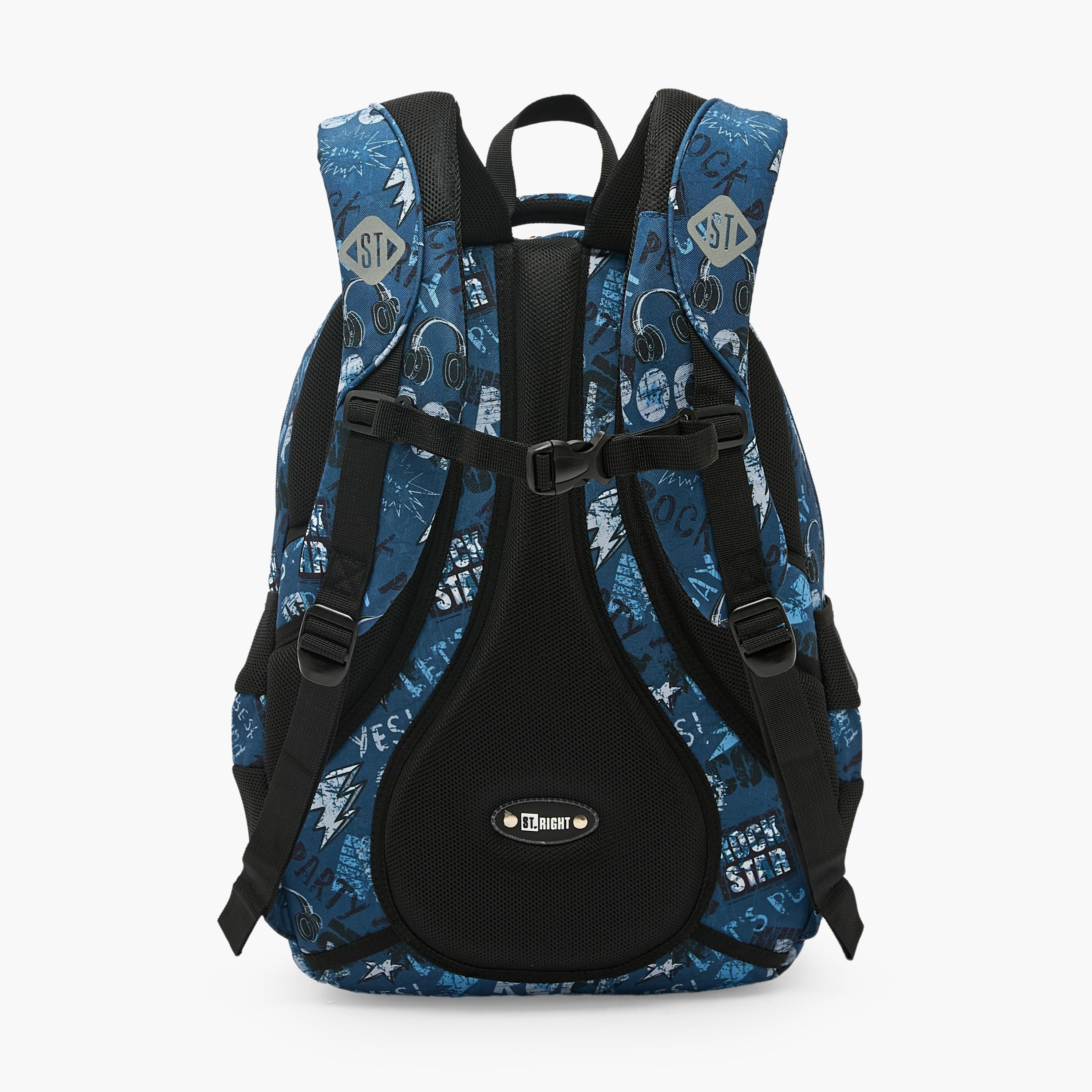 شنطة ظهر للأولاد 8-13 سنة بأحزمة قابلة للتعديل وطبعات - 18 بوصة-school-bagsandbackpacks-backpacks-image-10