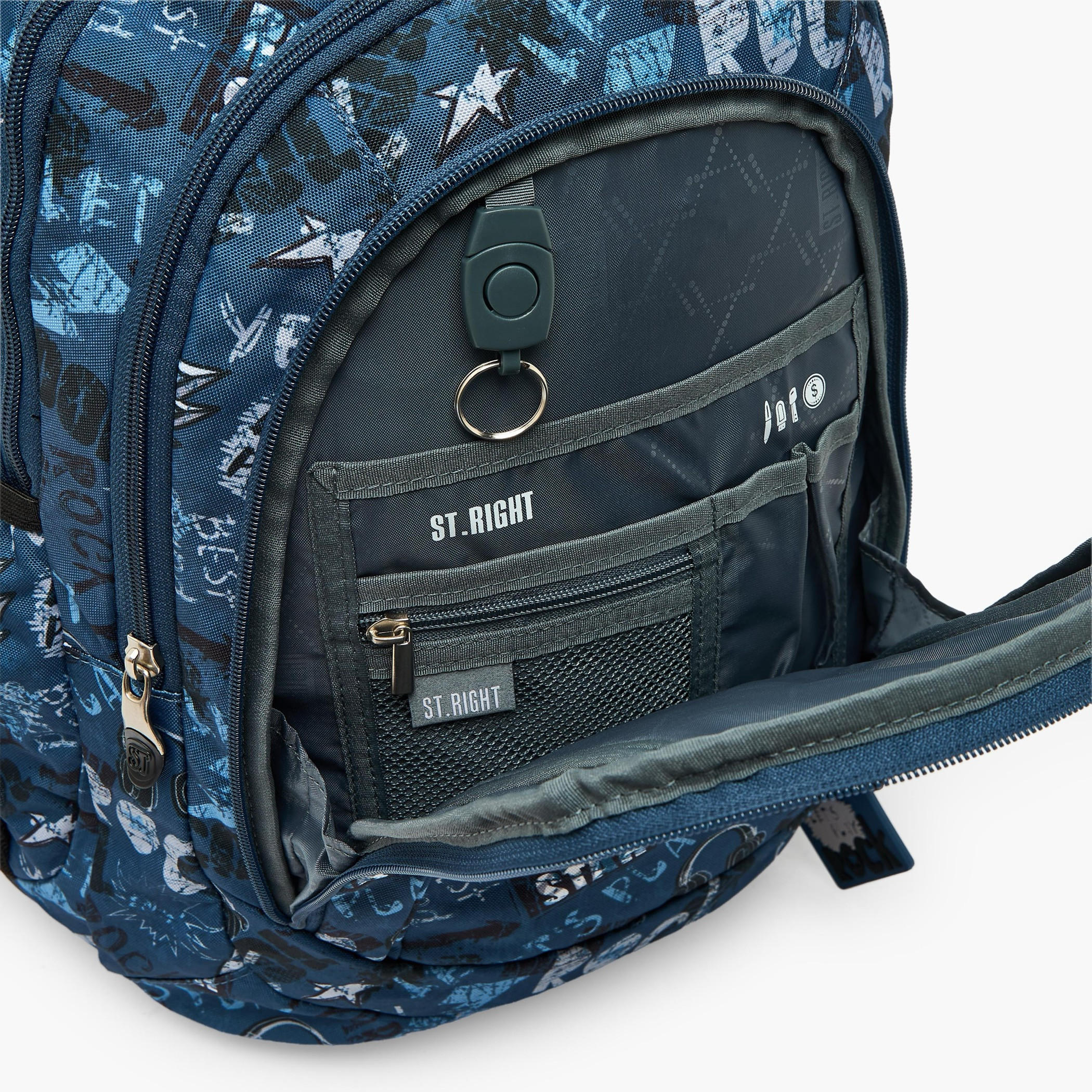 شنطة ظهر للأولاد 8-13 سنة بأحزمة قابلة للتعديل وطبعات - 18 بوصة-school-bagsandbackpacks-backpacks-image-7