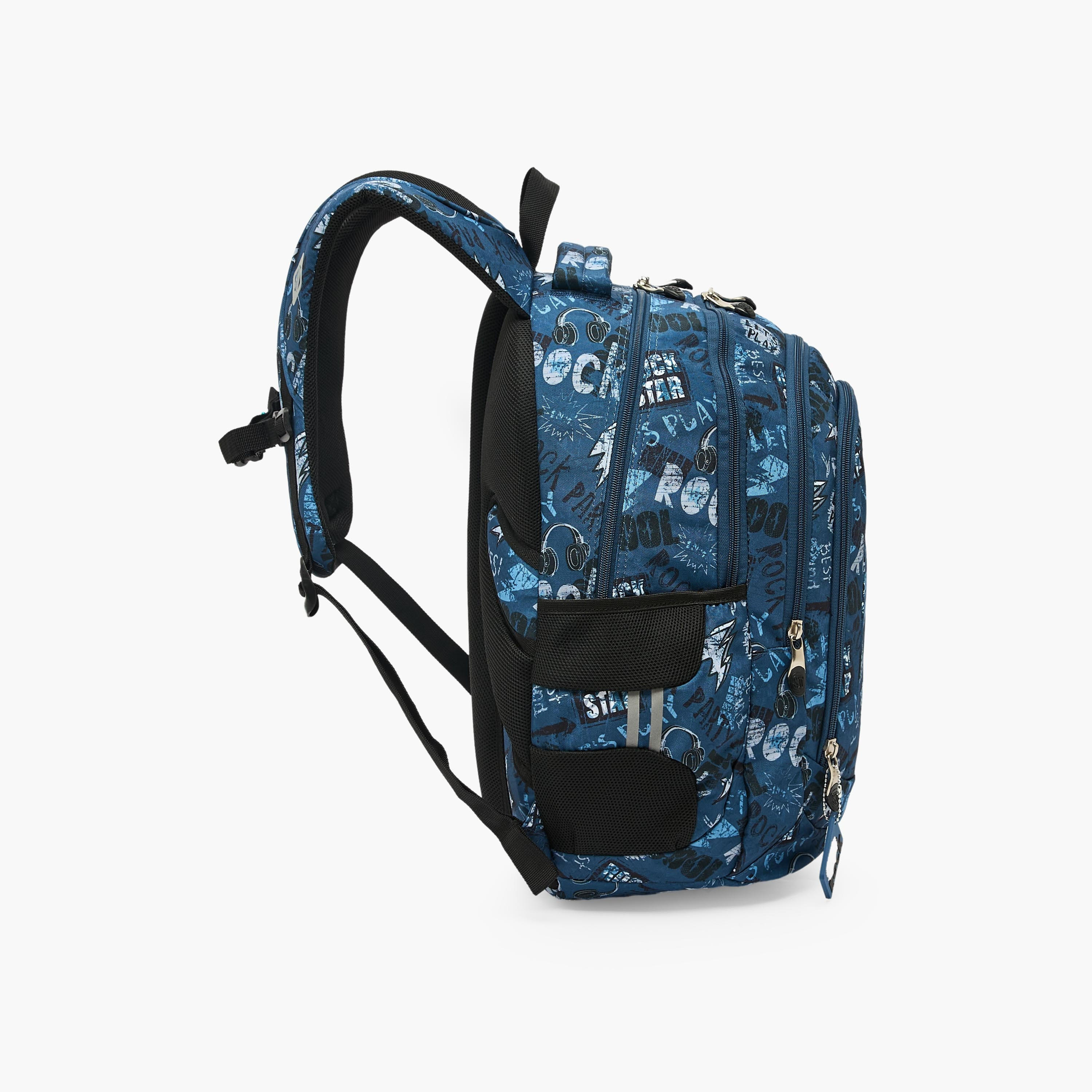 شنطة ظهر للأولاد 8-13 سنة بأحزمة قابلة للتعديل وطبعات - 18 بوصة-school-bagsandbackpacks-backpacks-image-9