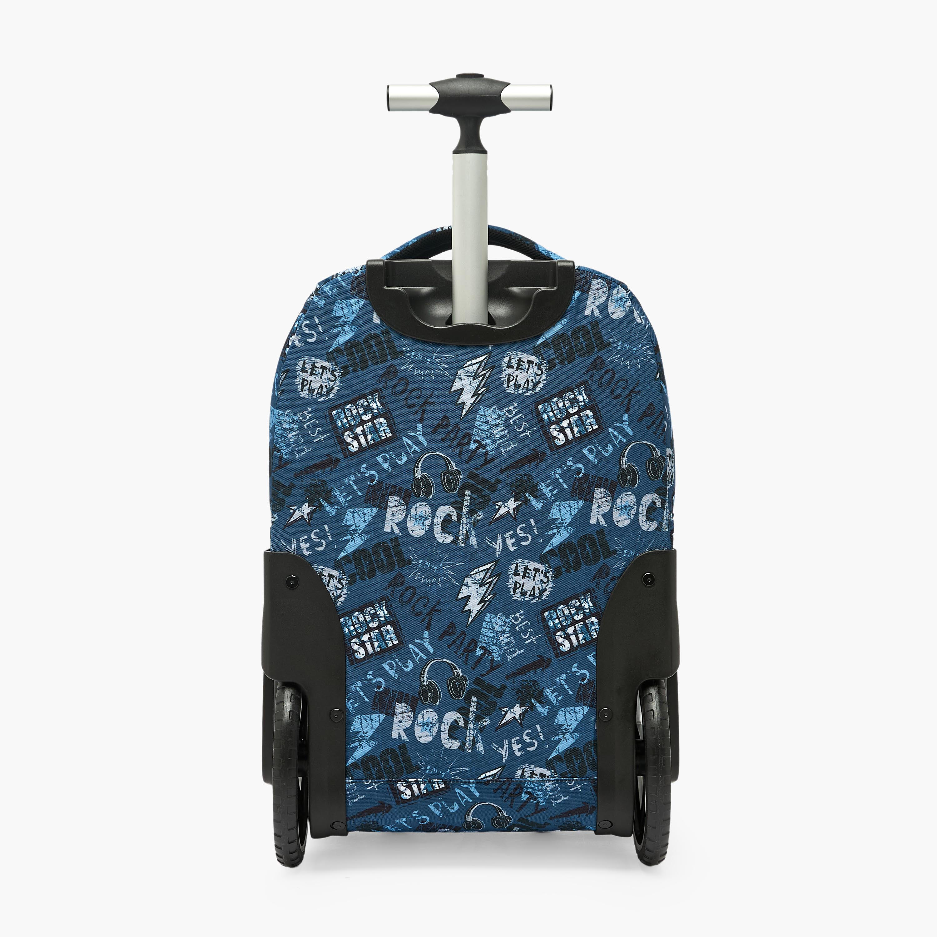 St.Right Graffiti Print Trolley Bag for Boys 8-13 Years with Retractable Handle - 18 inch-school-bagsandbackpacks-trolleybags-image-12