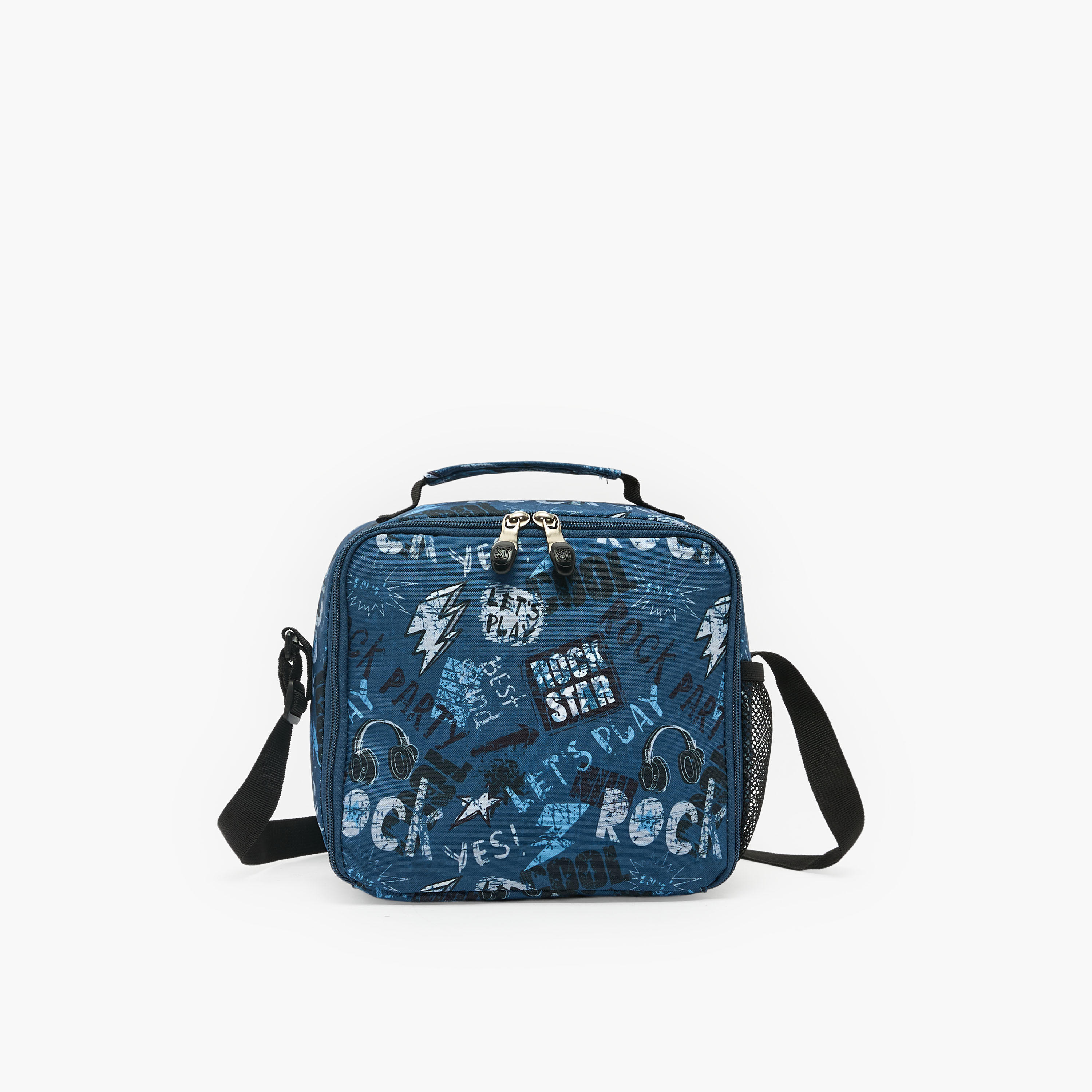 St.Right Graffiti Print Lunch Bag for Boys 8-13 Years with Adjustable Strap-school-lunchessentials-lunchbags-image-1