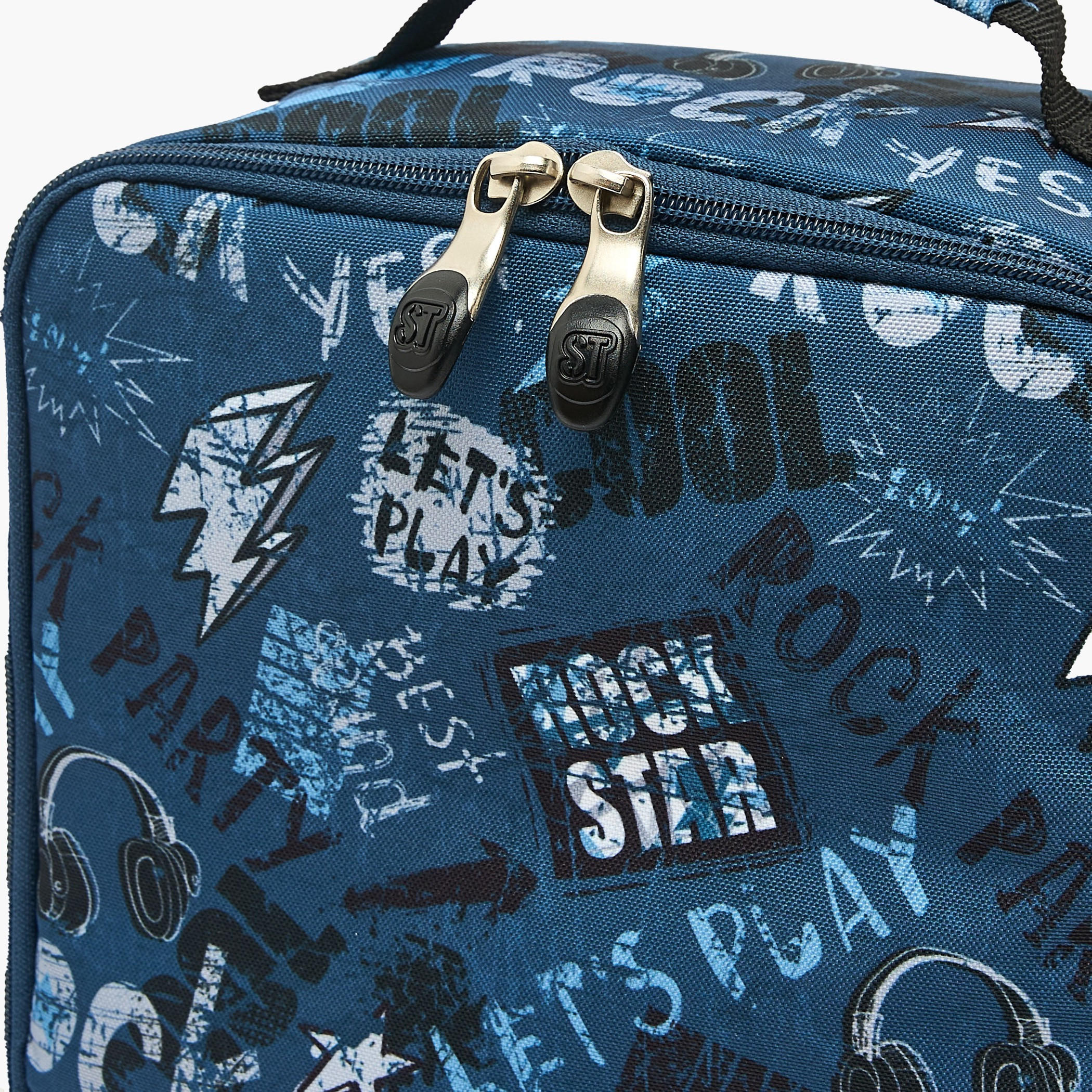 St.Right Graffiti Print Lunch Bag for Boys 8-13 Years with Adjustable Strap-school-lunchessentials-lunchbags-image-3