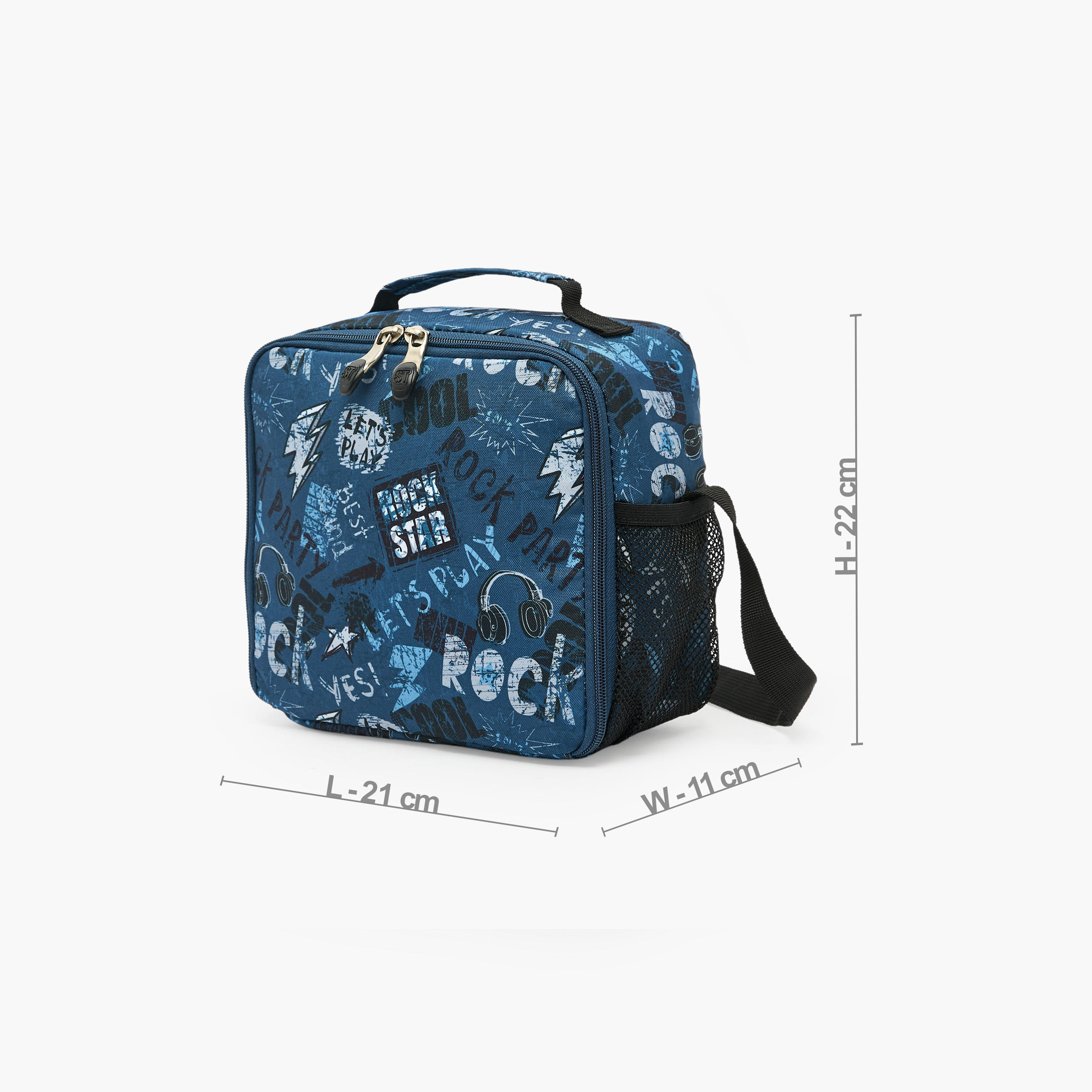 St.Right Graffiti Print Lunch Bag for Boys 8-13 Years with Adjustable Strap-school-lunchessentials-lunchbags-image-6