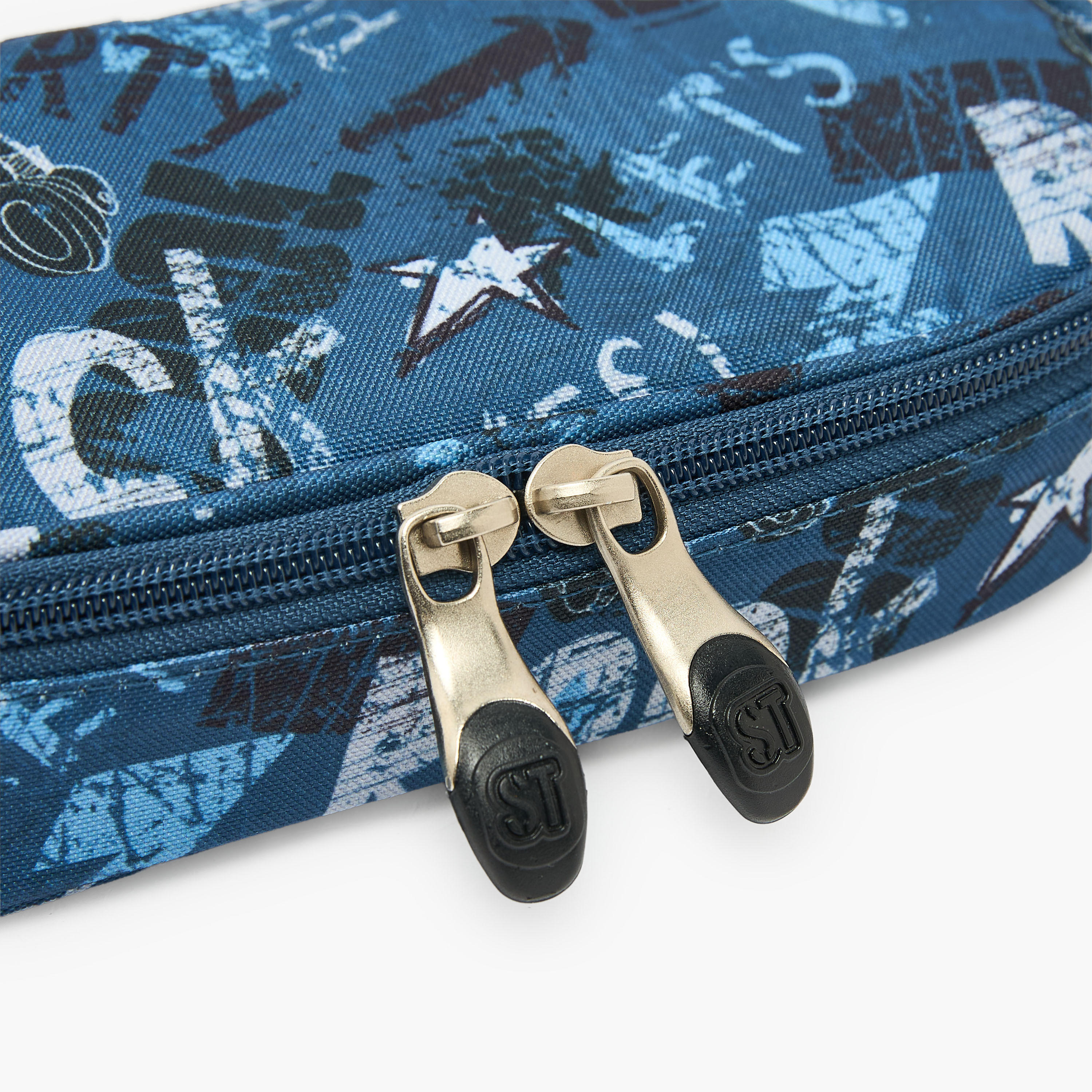 St.Right Graffiti Print Pencil Case with Zip Closure-school-stationery-pencilcases-image-5