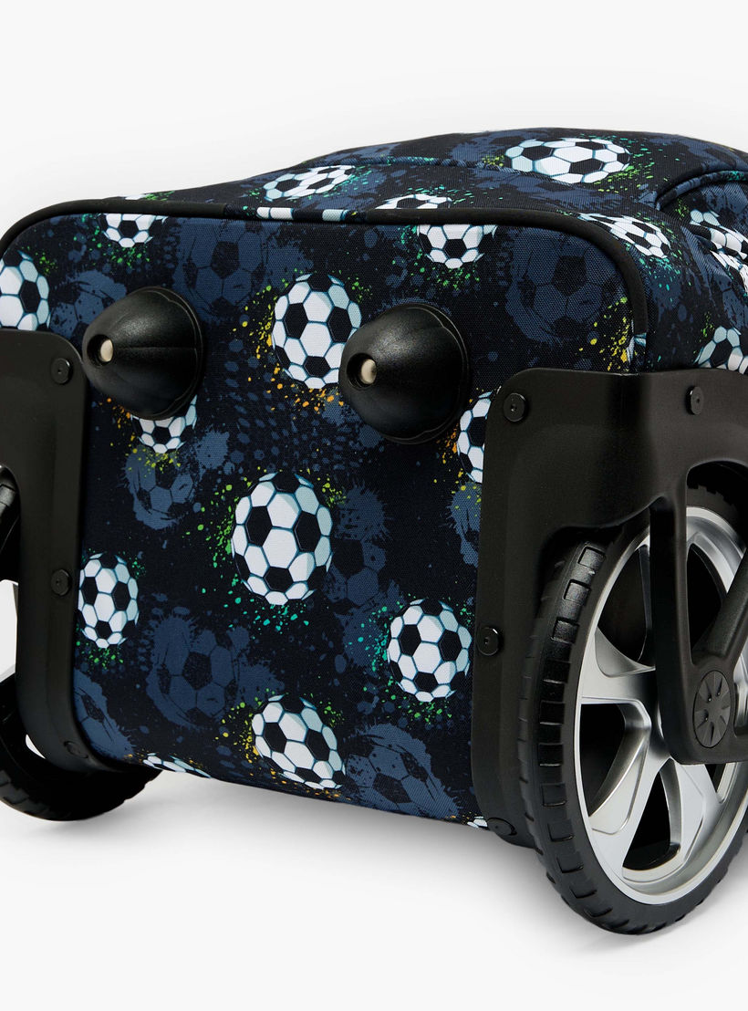 St.Right Football Print Trolley Bag for Boys 8-13 Years with Retractable Handle - 18 inches-school-bagsandbackpacks-trolleybags-image-11