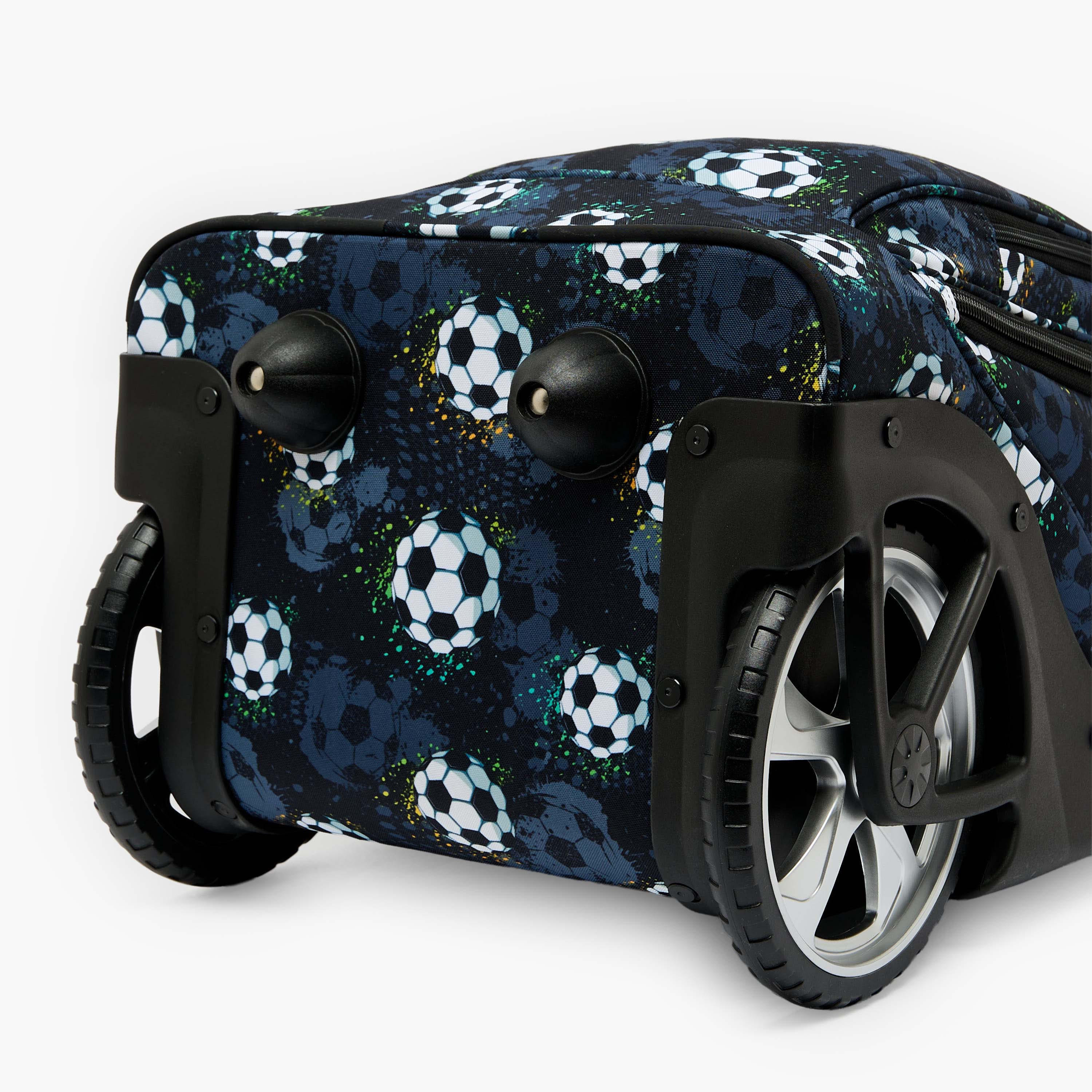 St.Right Football Print Trolley Bag for Boys 8-13 Years with Retractable Handle - 18 inches-school-bagsandbackpacks-trolleybags-image-12