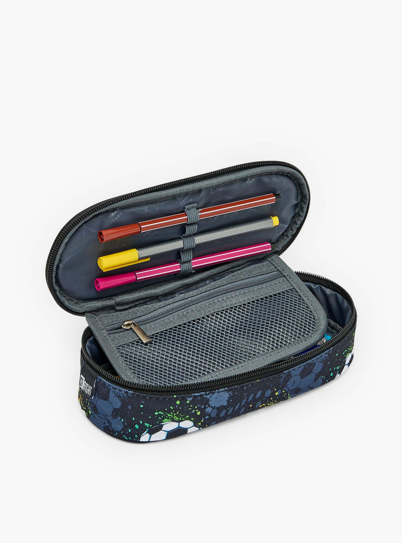 St.Right Football Print Pencil Pouch with Zip Closure-school-stationery-pencilcases-image-7