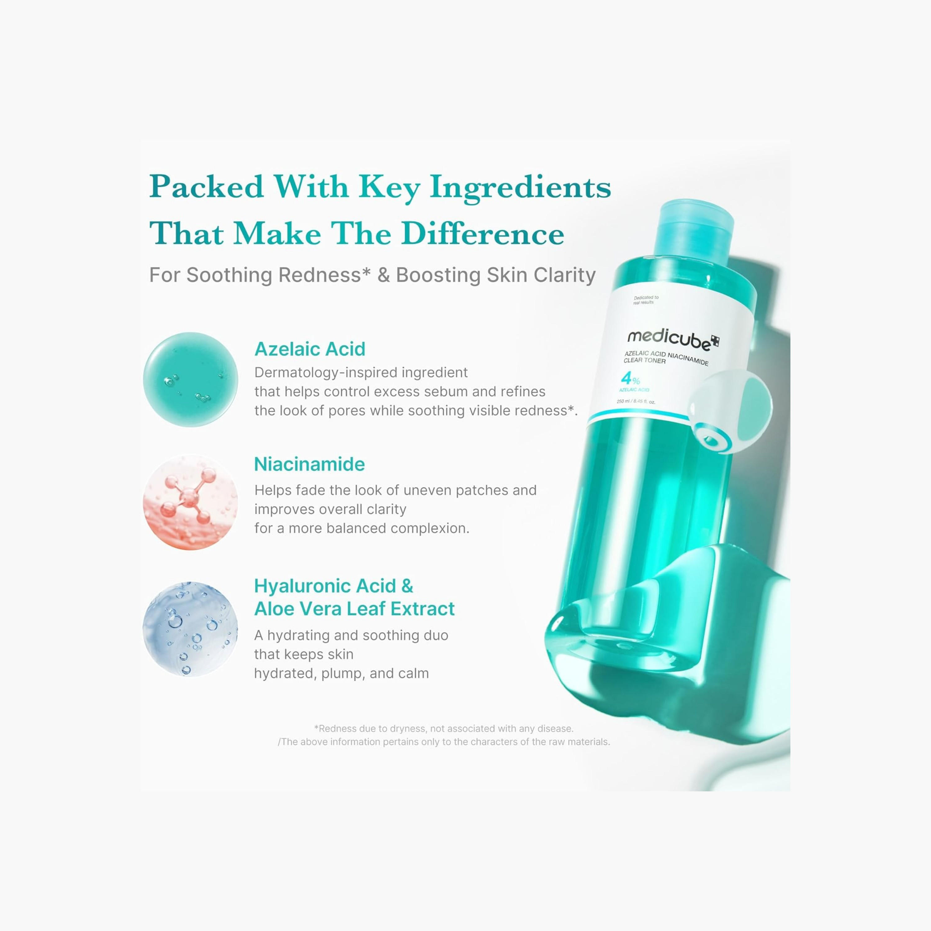 MEDICUBE Azelaic Niacinamide Clear Facial Toner-beautyandpersonalcare-skin-cleansers-tonerandmists-image-9