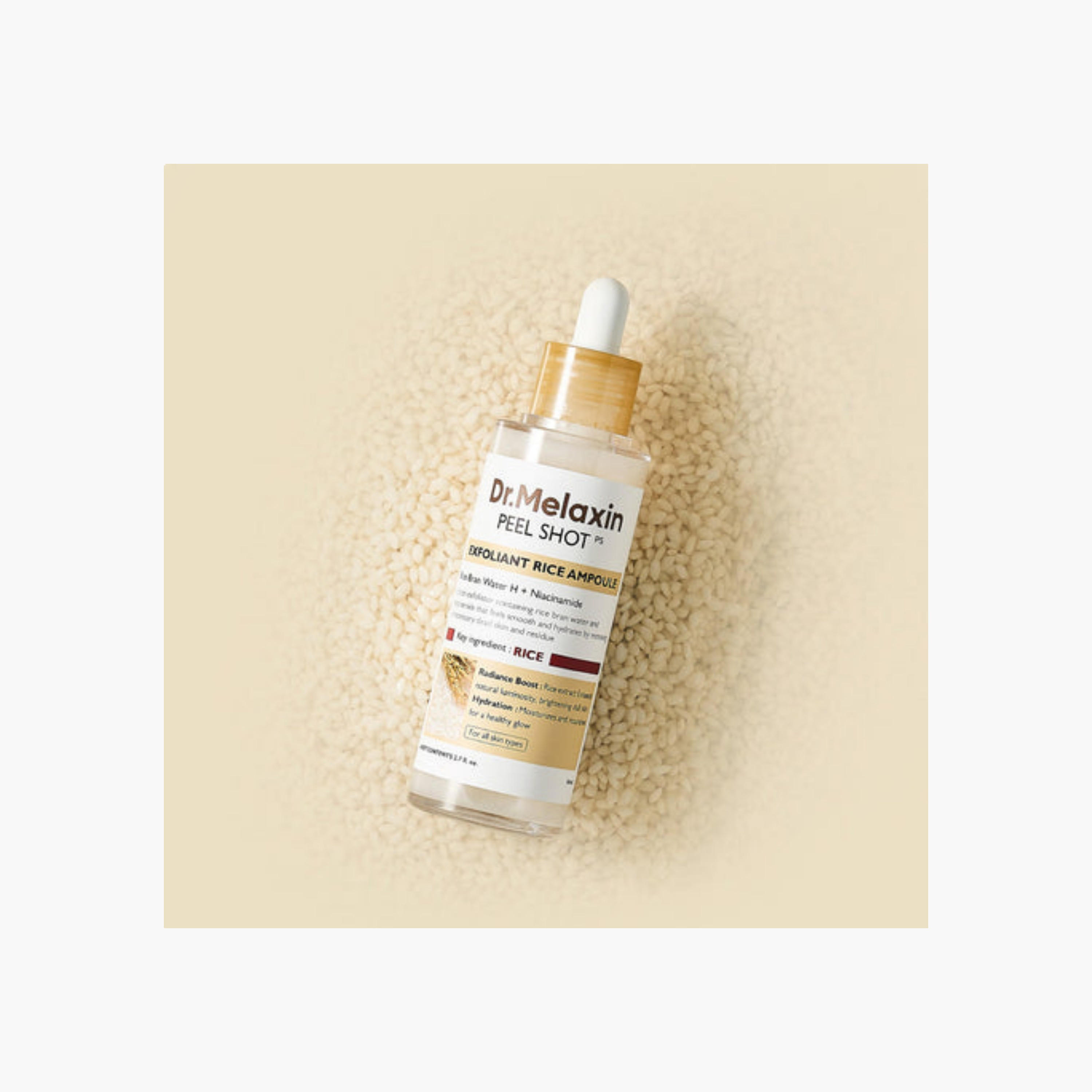DR.MELAXIN Exfoliating Rice Ampoule Radiance Boost 80ml-beautyandpersonalcare-kbeauty-skin-treatmentsandserums-image-4