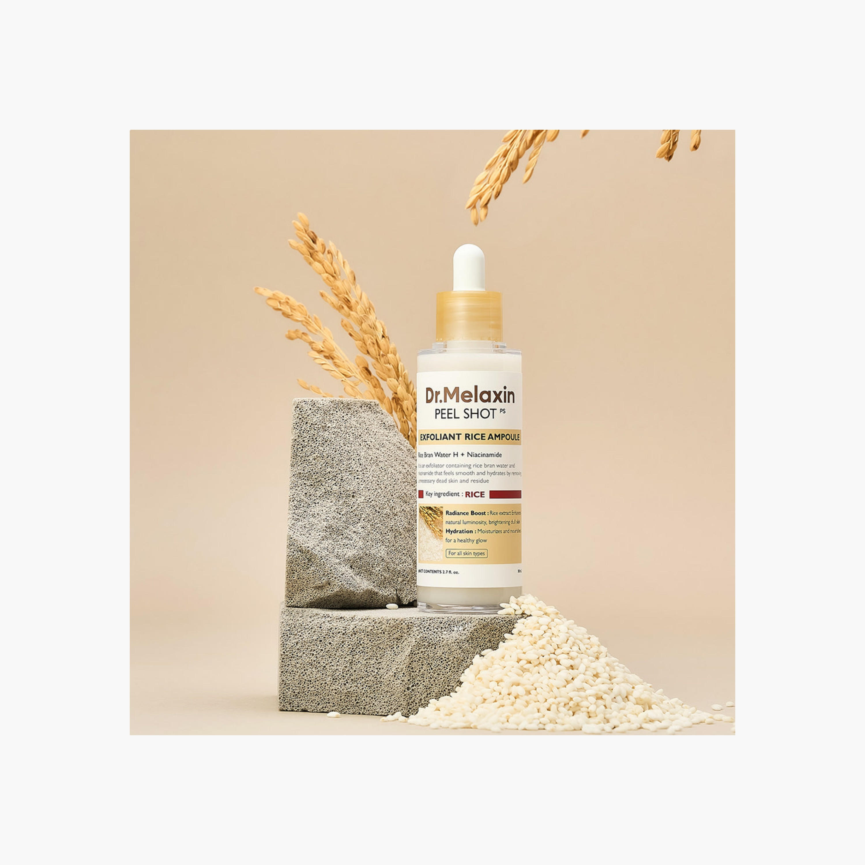 أمبولات الأرز المقشرة من دكتور ميلاكسين لتعزيز الإشراق 80 مل-beautyandpersonalcare-kbeauty-skin-treatmentsandserums-image-6