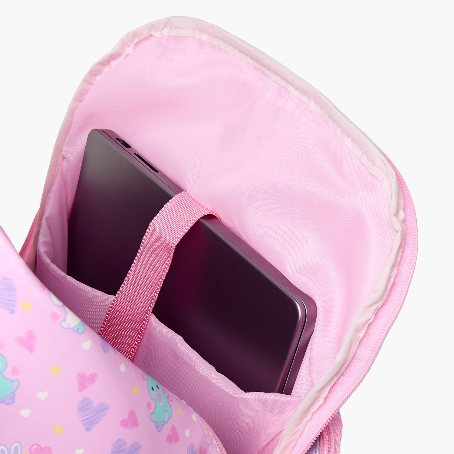 Minmie Printed Trolley Backpack for Girls 8-13 Years with Adjustable Shoulder Straps - 18 inches-school-bagsandbackpacks-trolleybags-image-6