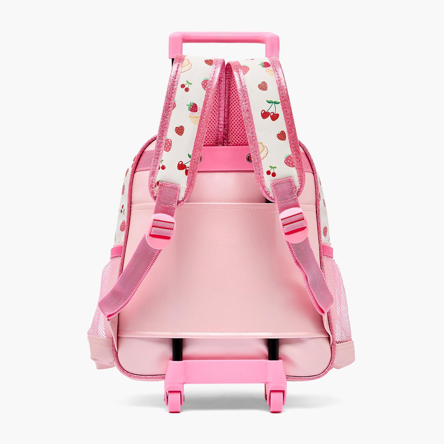 Minmie Printed Trolley Backpack for Girls 5-8 Years with Adjustable Shoulder Straps - 12 inches-school-bagsandbackpacks-trolleybags-image-10