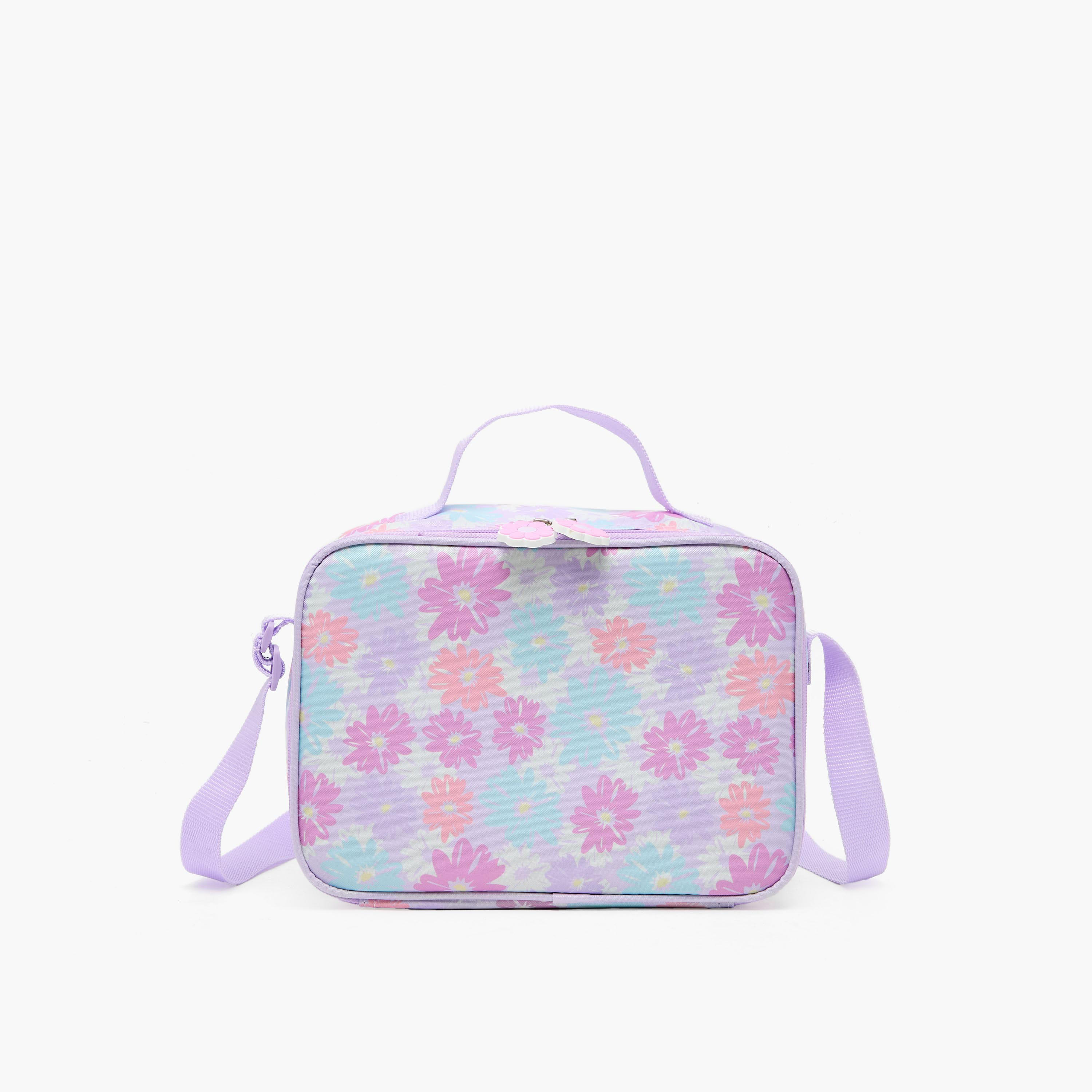 New Expressions Printed 3-Piece Trolley Backpack Set for Girls 8-13 Years with Lunch Bag - 18 inches-school-bagsandbackpacks-trolleybags-image-17