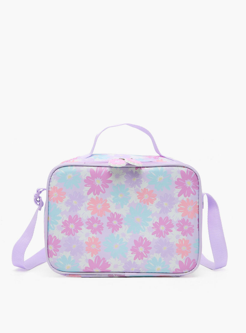New Expressions Printed 3-Piece Trolley Backpack Set for Girls 8-13 Years with Lunch Bag - 18 inches-school-bagsandbackpacks-trolleybags-image-17