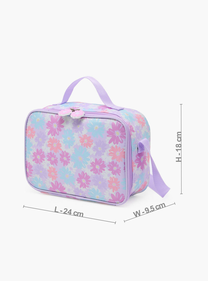 New Expressions Printed 3-Piece Trolley Backpack Set for Girls 8-13 Years with Lunch Bag - 18 inches-school-bagsandbackpacks-trolleybags-image-18