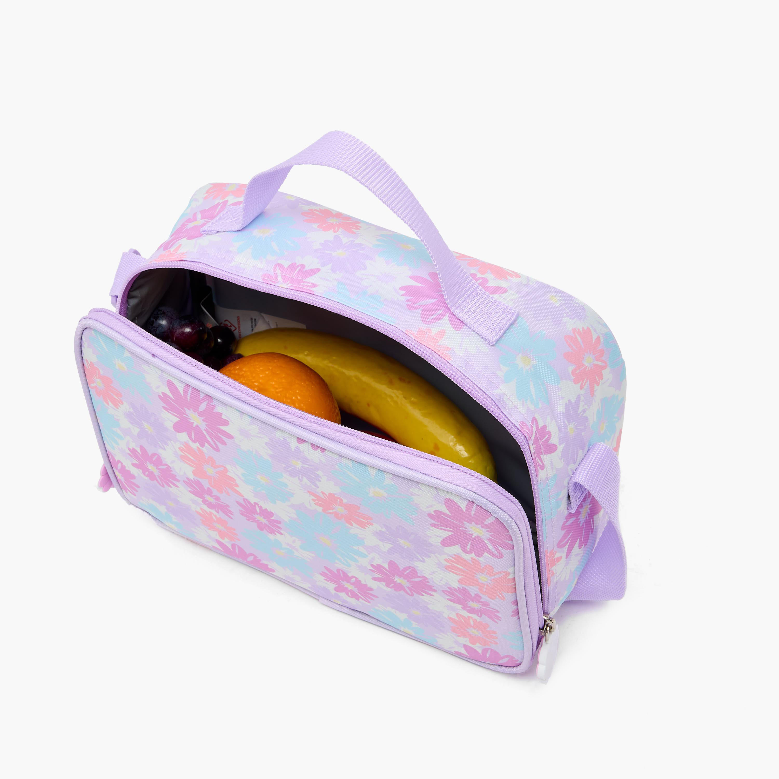 New Expressions Printed 3-Piece Trolley Backpack Set for Girls 8-13 Years with Lunch Bag - 18 inches-school-bagsandbackpacks-trolleybags-image-19