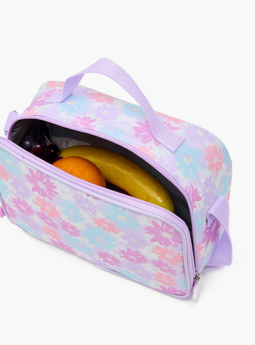 New Expressions Printed 3-Piece Trolley Backpack Set for Girls 8-13 Years with Lunch Bag - 18 inches-school-bagsandbackpacks-trolleybags-image-19