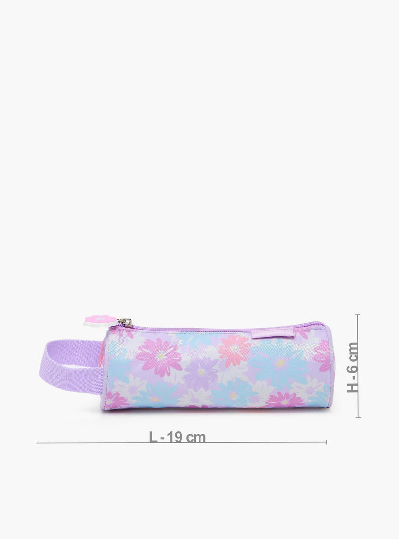 New Expressions Printed 3-Piece Trolley Backpack Set for Girls 8-13 Years with Lunch Bag - 18 inches-school-bagsandbackpacks-trolleybags-image-21
