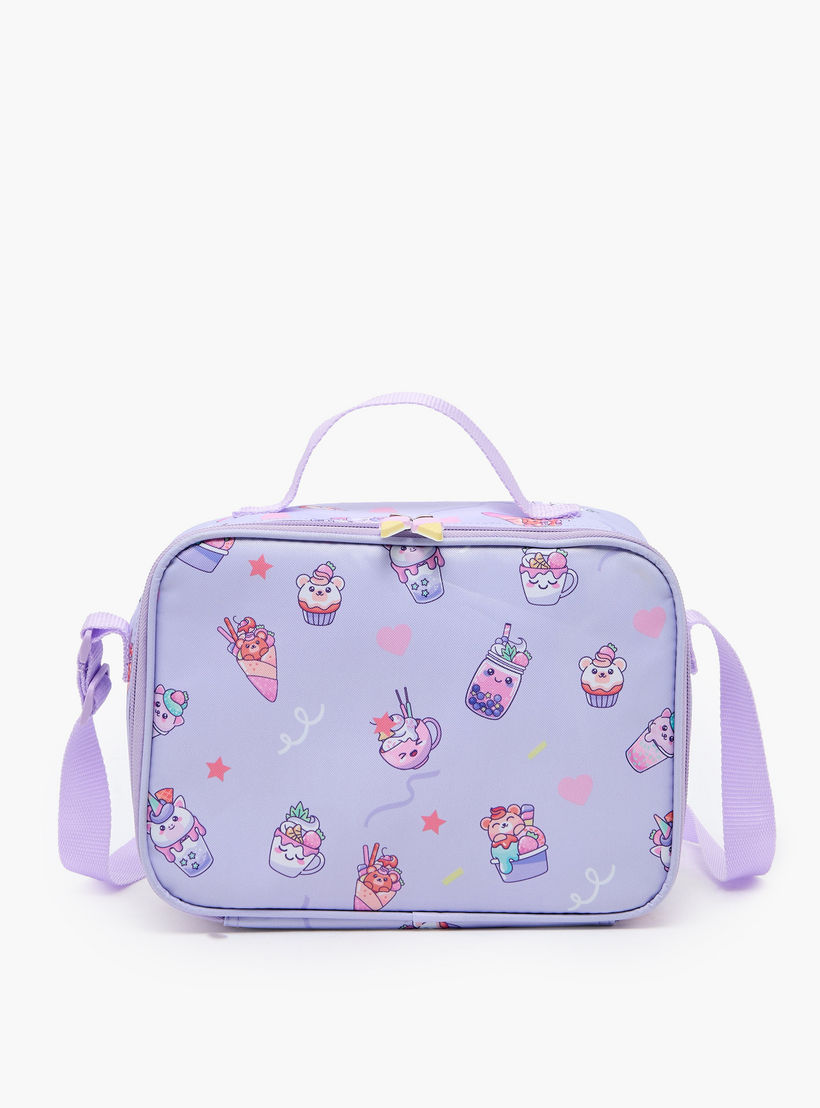 New Expressions Printed 3-Piece Trolley Backpack Set for Girls 8-13 Years with Lunch Bag - 18 inches-school-bagsandbackpacks-trolleybags-image-17
