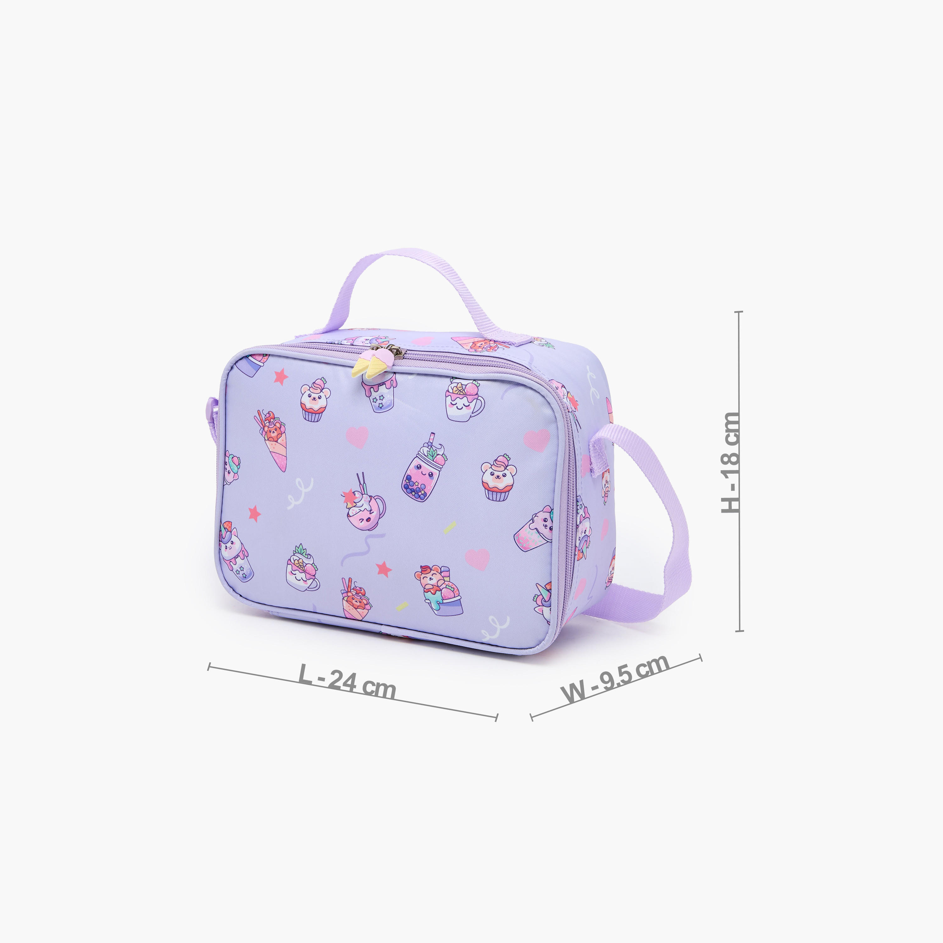 New Expressions Printed 3-Piece Trolley Backpack Set for Girls 8-13 Years with Lunch Bag - 18 inches-school-bagsandbackpacks-trolleybags-image-18