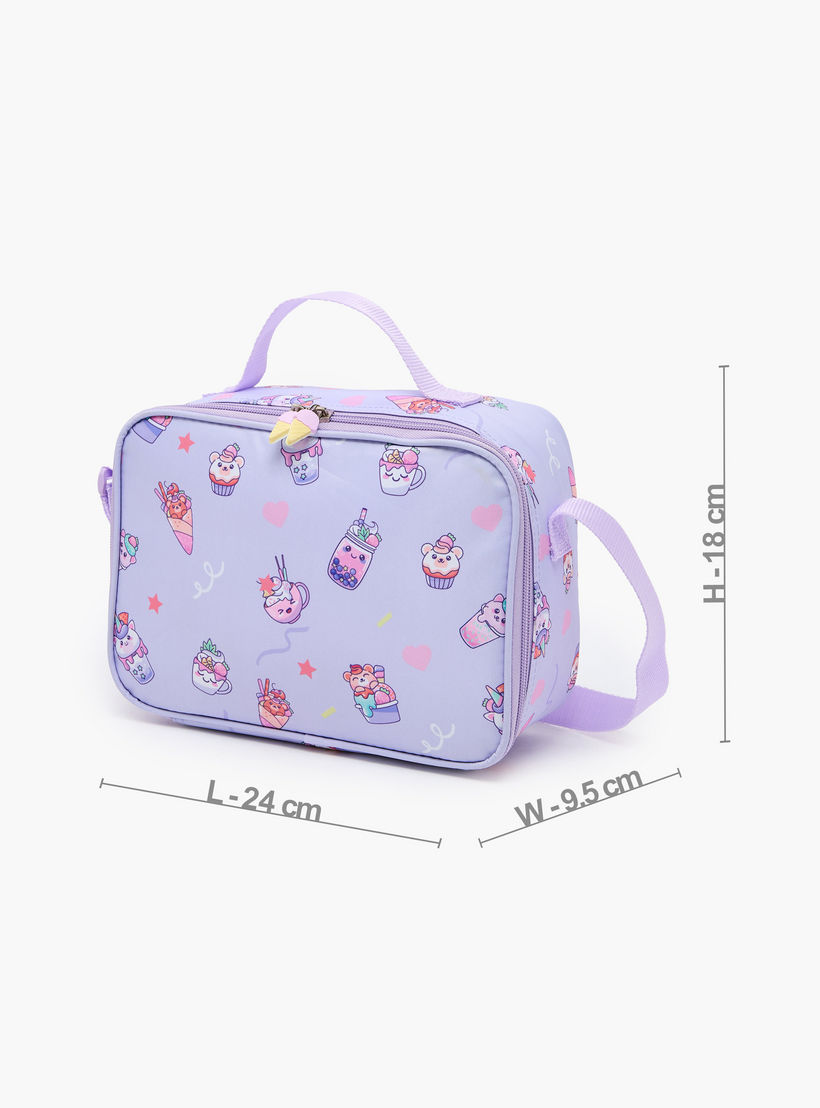 New Expressions Printed 3-Piece Trolley Backpack Set for Girls 8-13 Years with Lunch Bag - 18 inches-school-bagsandbackpacks-trolleybags-image-18