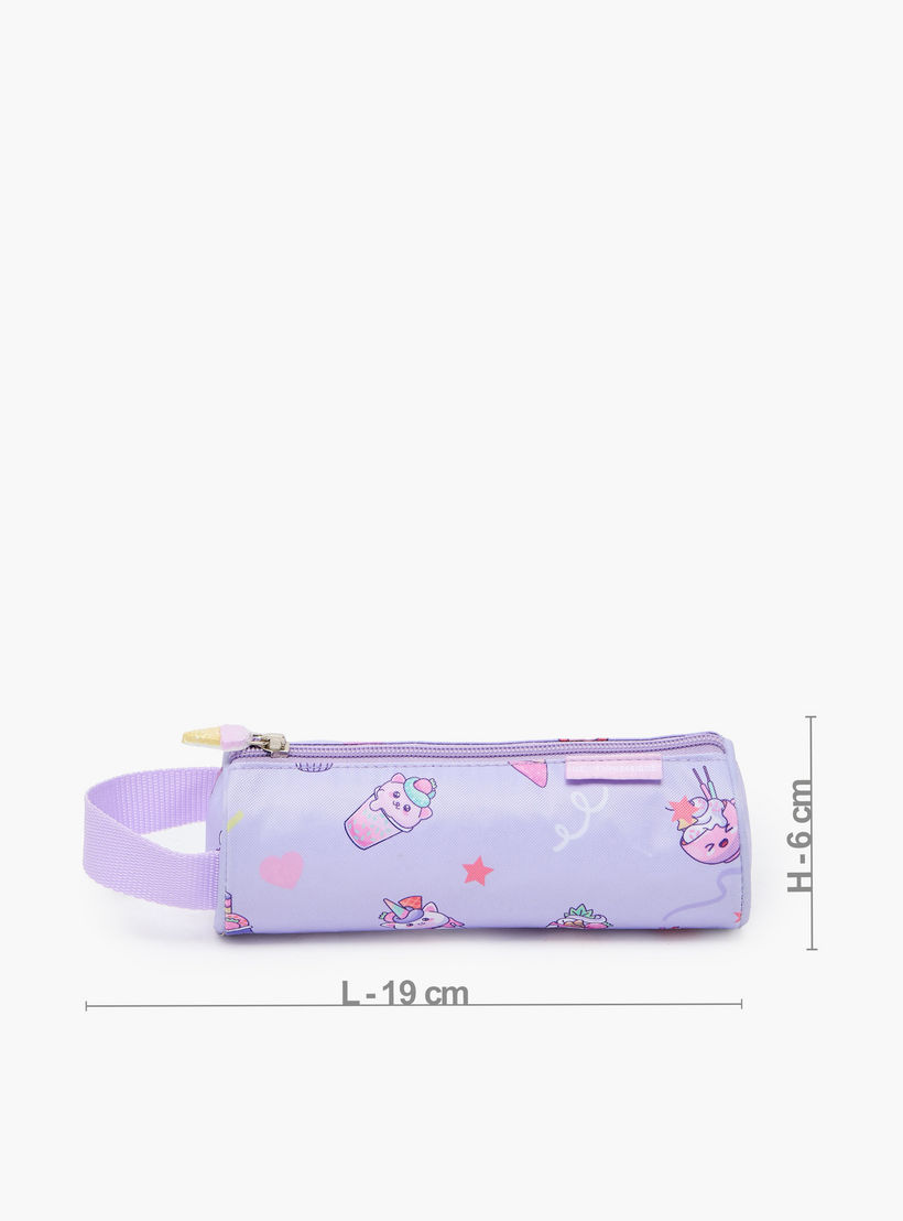 New Expressions Printed 3-Piece Trolley Backpack Set for Girls 8-13 Years with Lunch Bag - 18 inches-school-bagsandbackpacks-trolleybags-image-21