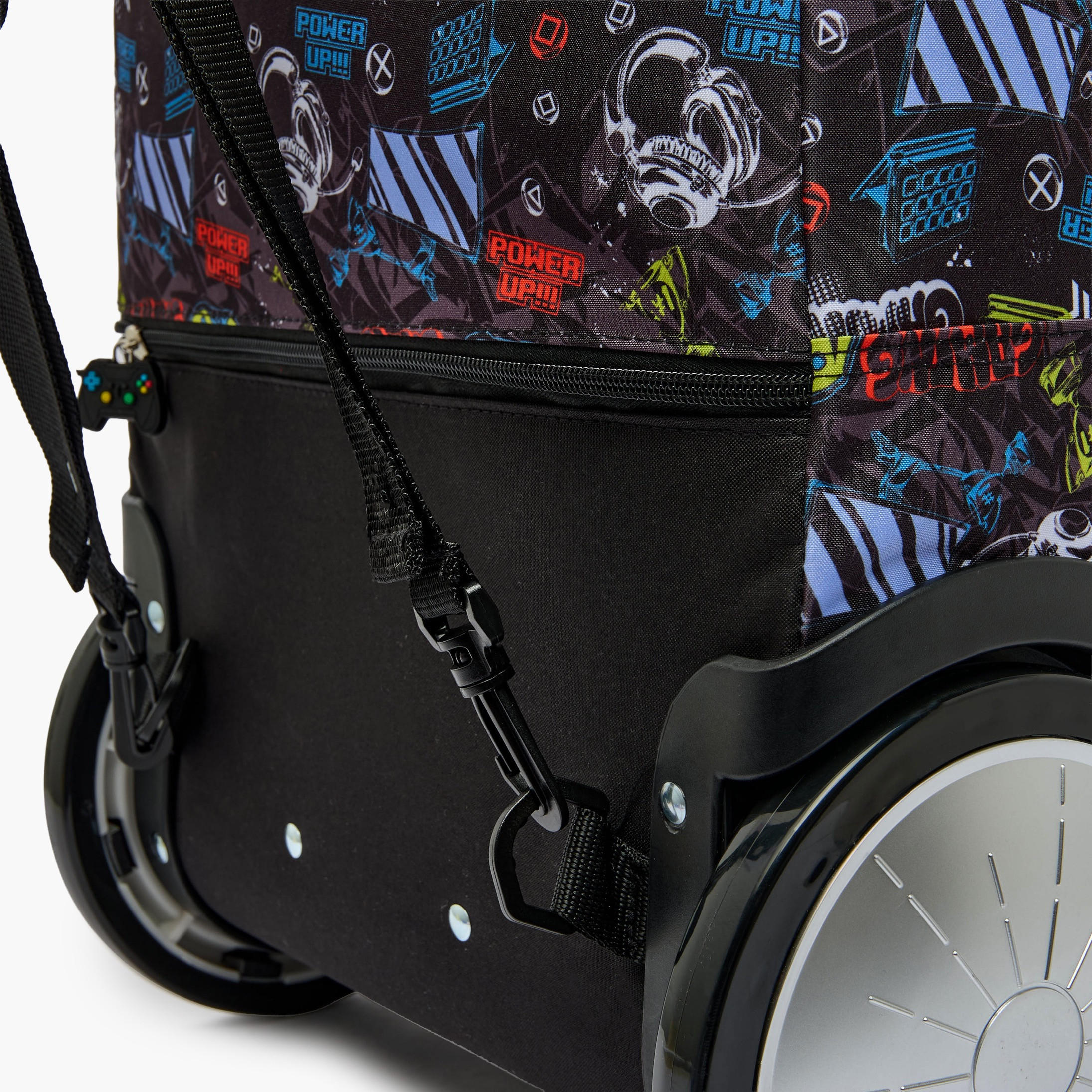 New Expressions Printed 3-Piece Trolley Backpack Set for Boys 8-13 Years with Lunch Bag - 18 inches-school-bagsandbackpacks-trolleybags-image-14
