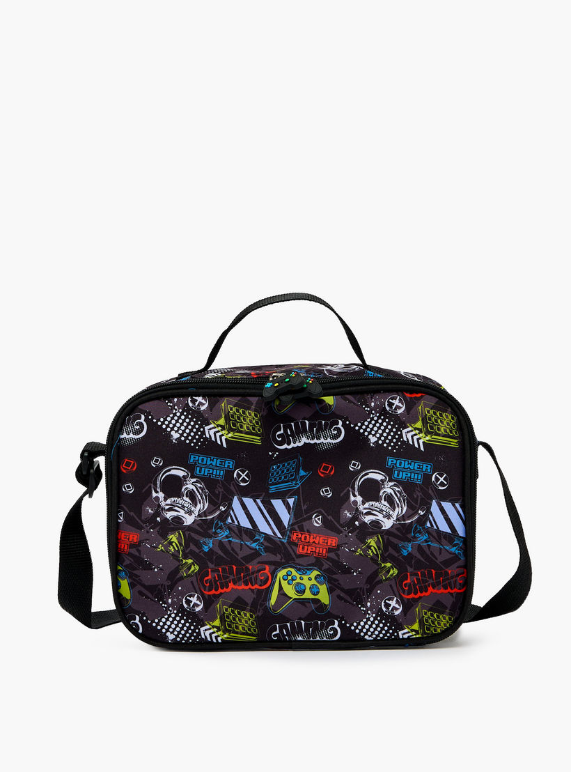 New Expressions Printed 3-Piece Trolley Backpack Set for Boys 8-13 Years with Lunch Bag - 18 inches-school-bagsandbackpacks-trolleybags-image-16