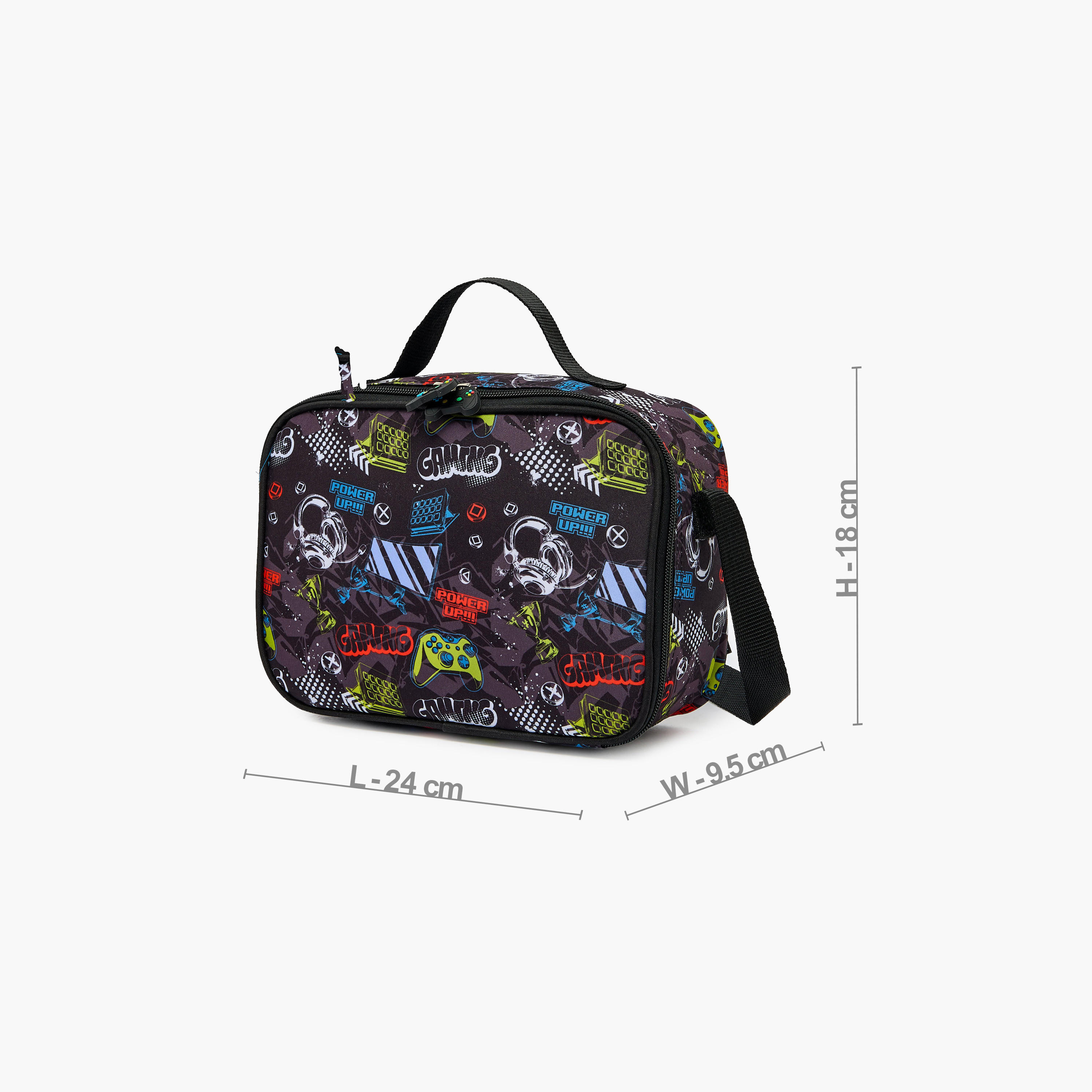 New Expressions Printed 3-Piece Trolley Backpack Set for Boys 8-13 Years with Lunch Bag - 18 inches-school-bagsandbackpacks-trolleybags-image-17