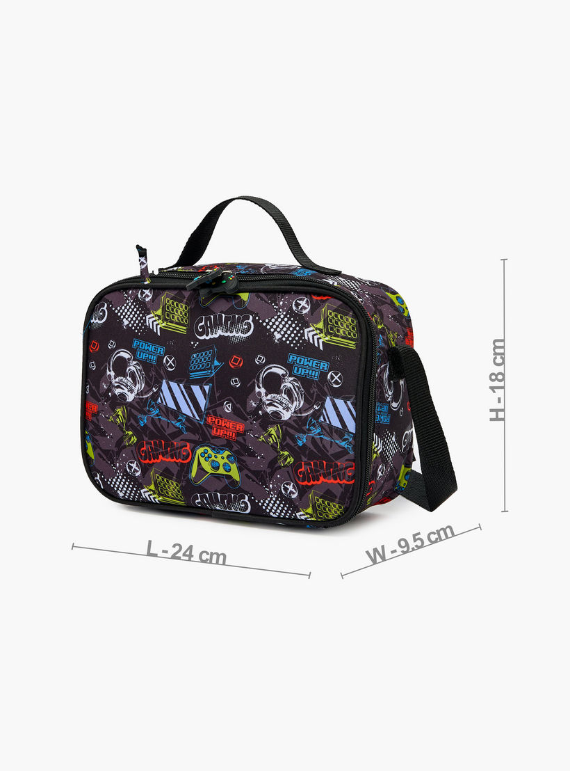 New Expressions Printed 3-Piece Trolley Backpack Set for Boys 8-13 Years with Lunch Bag - 18 inches-school-bagsandbackpacks-trolleybags-image-17