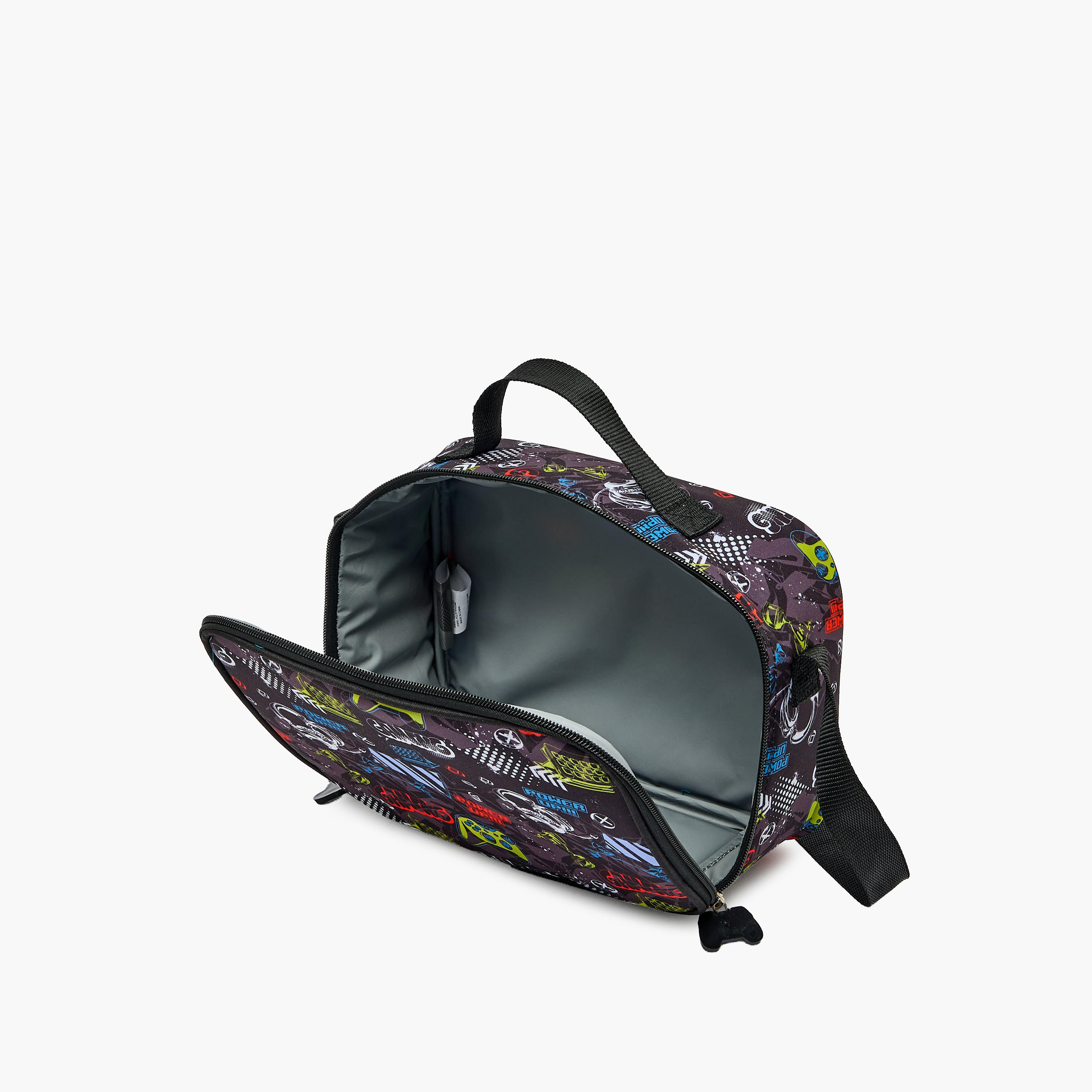 New Expressions Printed 3-Piece Trolley Backpack Set for Boys 8-13 Years with Lunch Bag - 18 inches-school-bagsandbackpacks-trolleybags-image-18