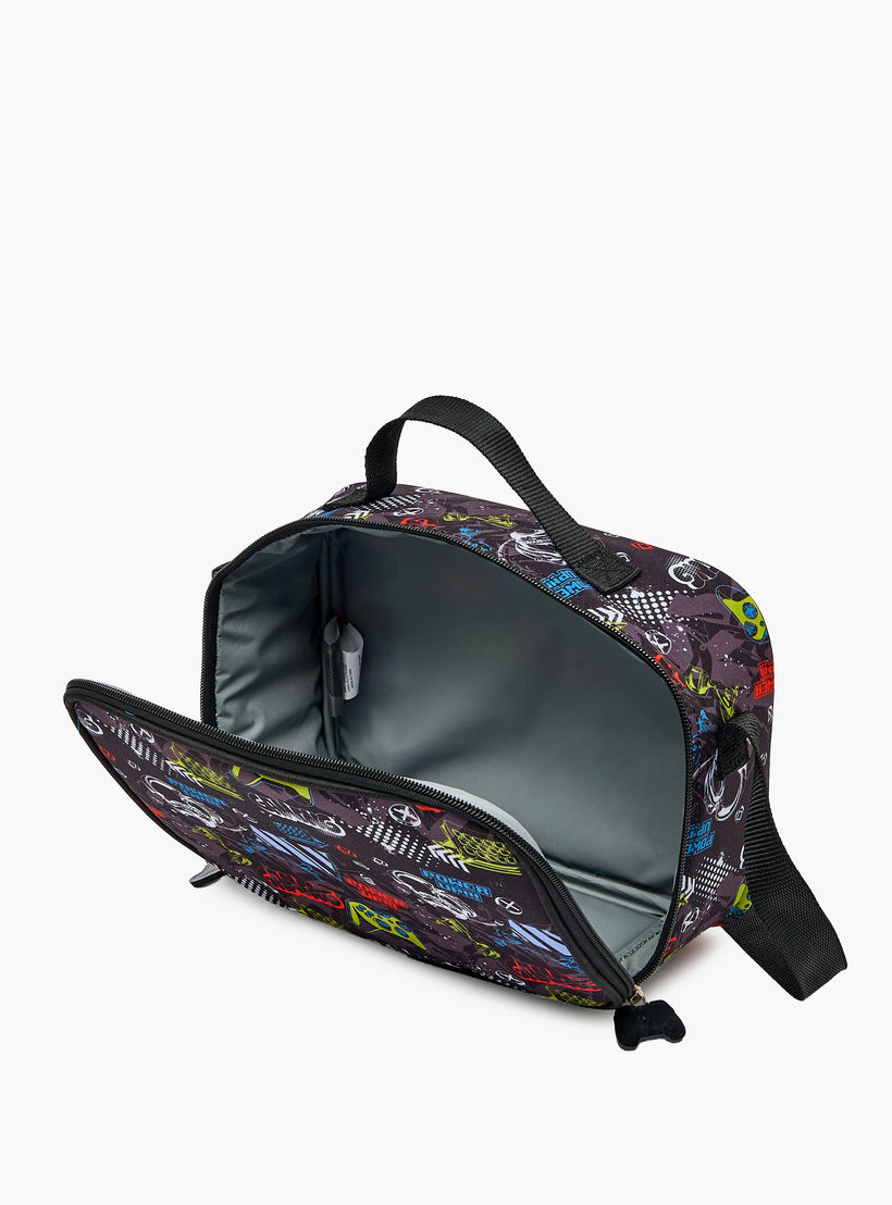 New Expressions Printed 3-Piece Trolley Backpack Set for Boys 8-13 Years with Lunch Bag - 18 inches-school-bagsandbackpacks-trolleybags-image-18
