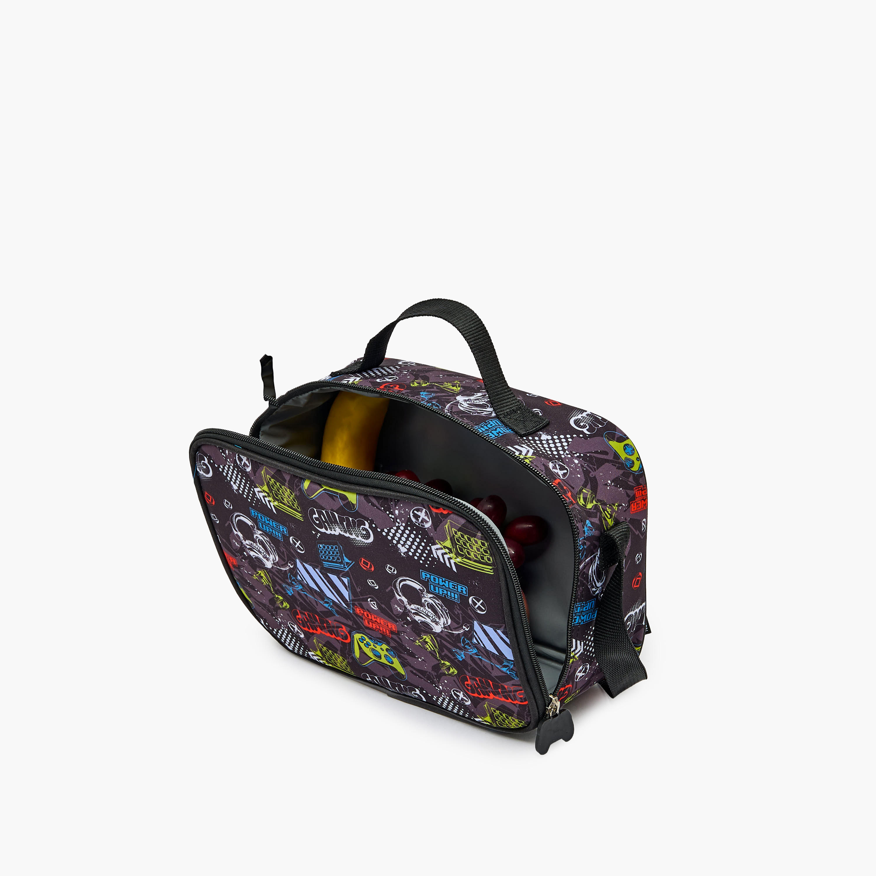 New Expressions Printed 3-Piece Trolley Backpack Set for Boys 8-13 Years with Lunch Bag - 18 inches-school-bagsandbackpacks-trolleybags-image-19