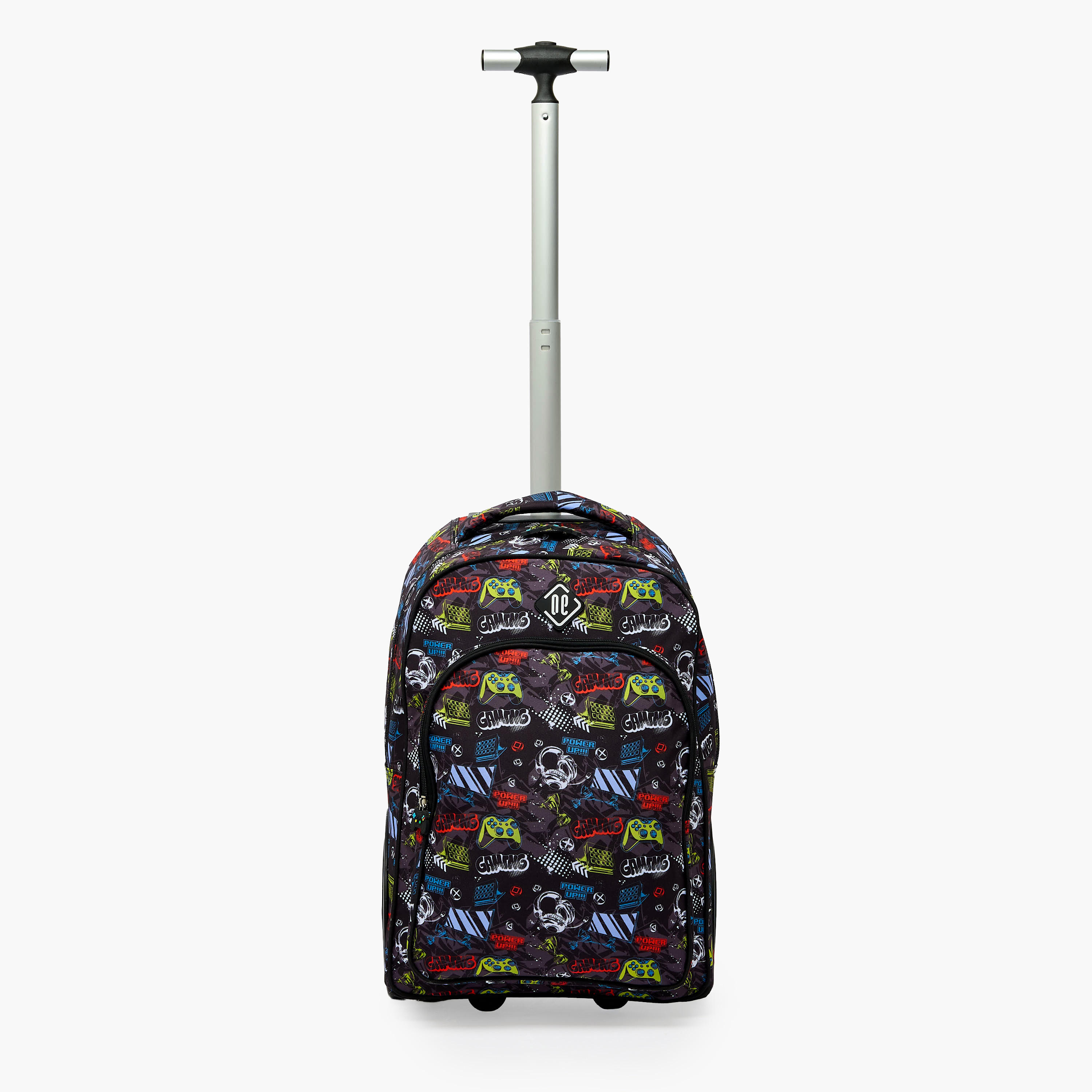 New Expressions Printed 3-Piece Trolley Backpack Set for Boys 8-13 Years with Lunch Bag - 18 inches-school-bagsandbackpacks-trolleybags-image-5