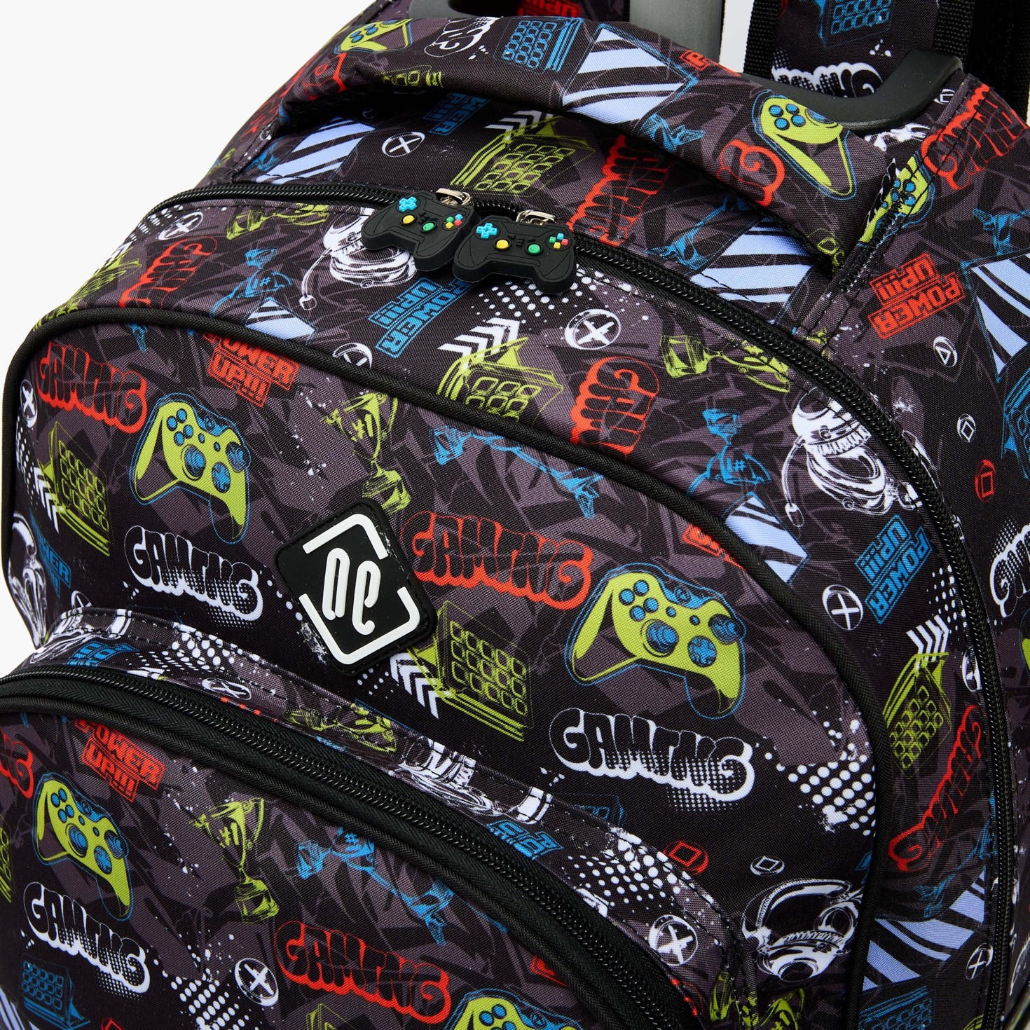 New Expressions Printed 3-Piece Trolley Backpack Set for Boys 8-13 Years with Lunch Bag - 18 inches-school-bagsandbackpacks-trolleybags-image-6