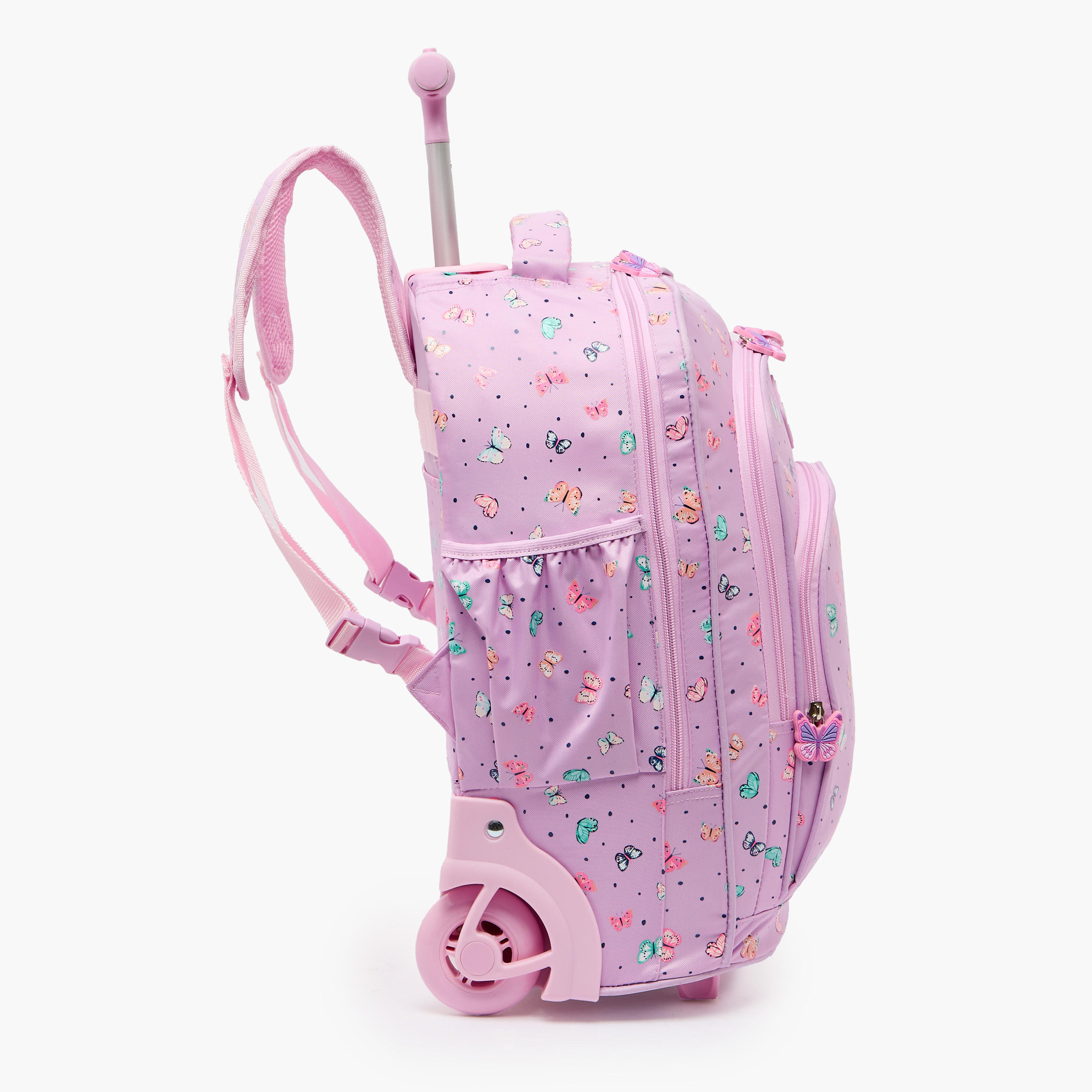New Expressions Printed 3-Piece Trolley Backpack Set for Girls 8-13 Years with Lunch Bag - 18 inches-school-bagsandbackpacks-trolleybags-image-12