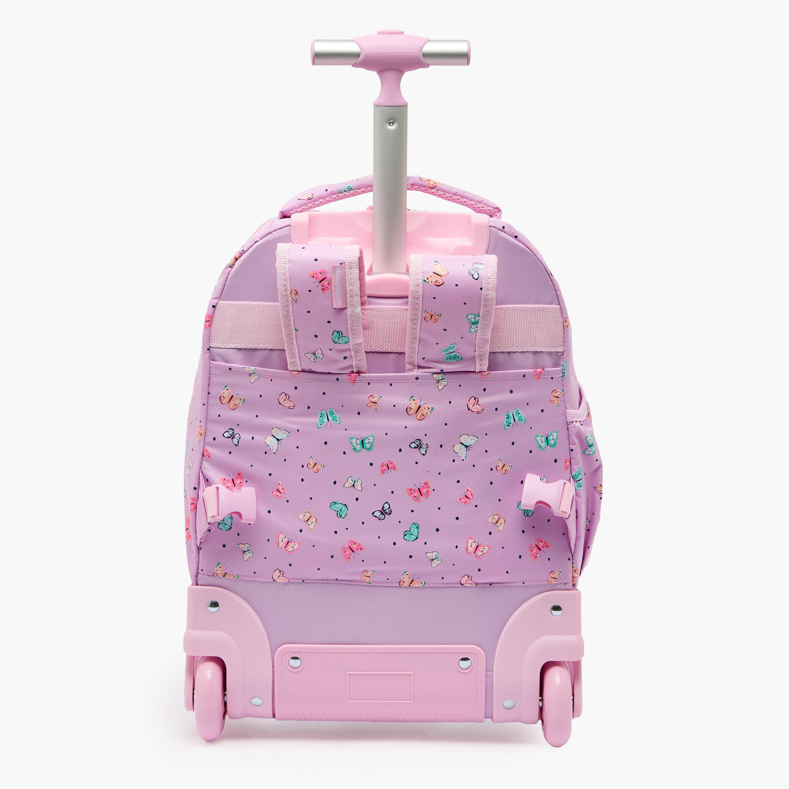 New Expressions Printed 3-Piece Trolley Backpack Set for Girls 8-13 Years with Lunch Bag - 18 inches-school-bagsandbackpacks-trolleybags-image-15