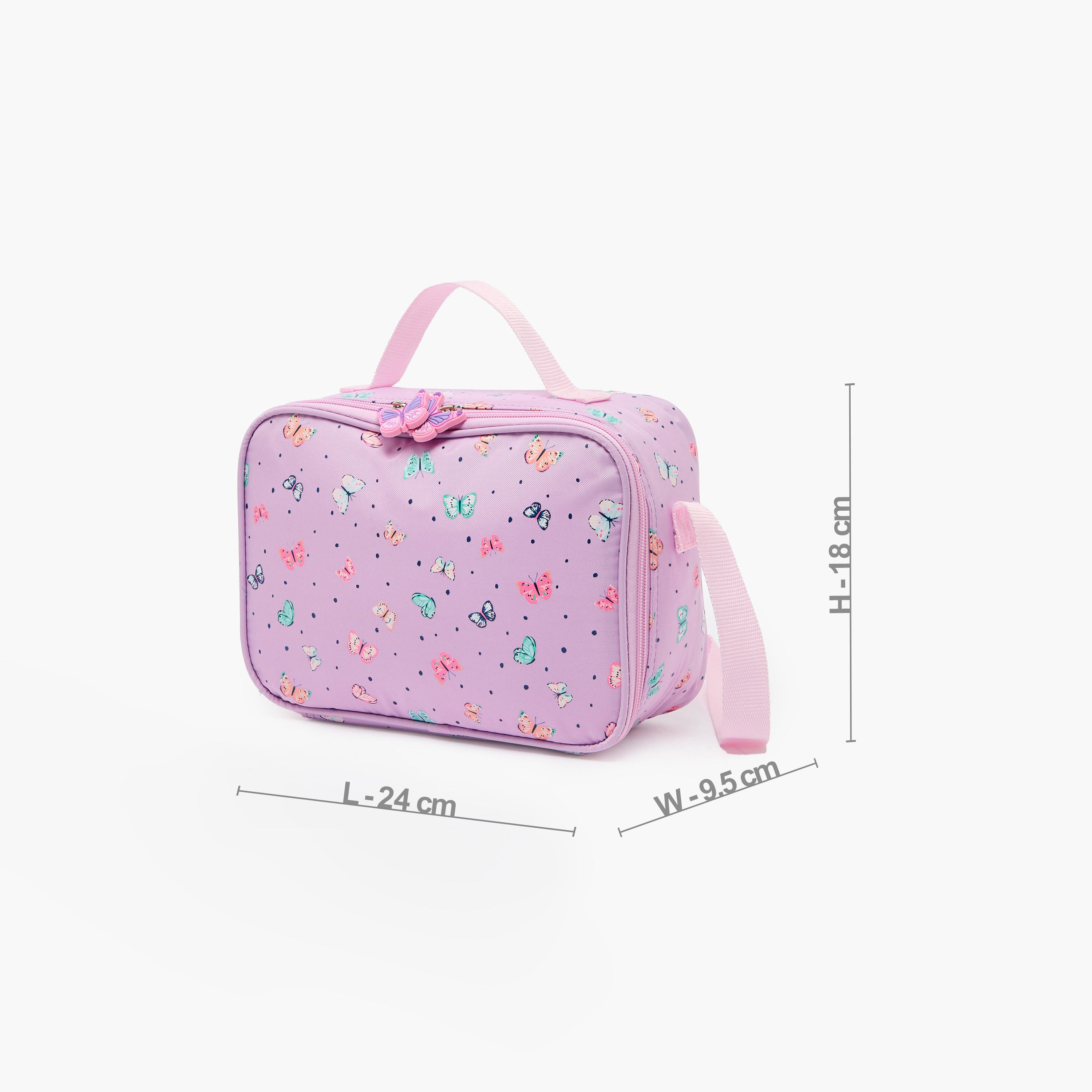 New Expressions Printed 3-Piece Trolley Backpack Set for Girls 8-13 Years with Lunch Bag - 18 inches-school-bagsandbackpacks-trolleybags-image-18