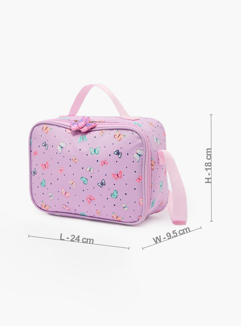 New Expressions Printed 3-Piece Trolley Backpack Set for Girls 8-13 Years with Lunch Bag - 18 inches-school-bagsandbackpacks-trolleybags-image-18