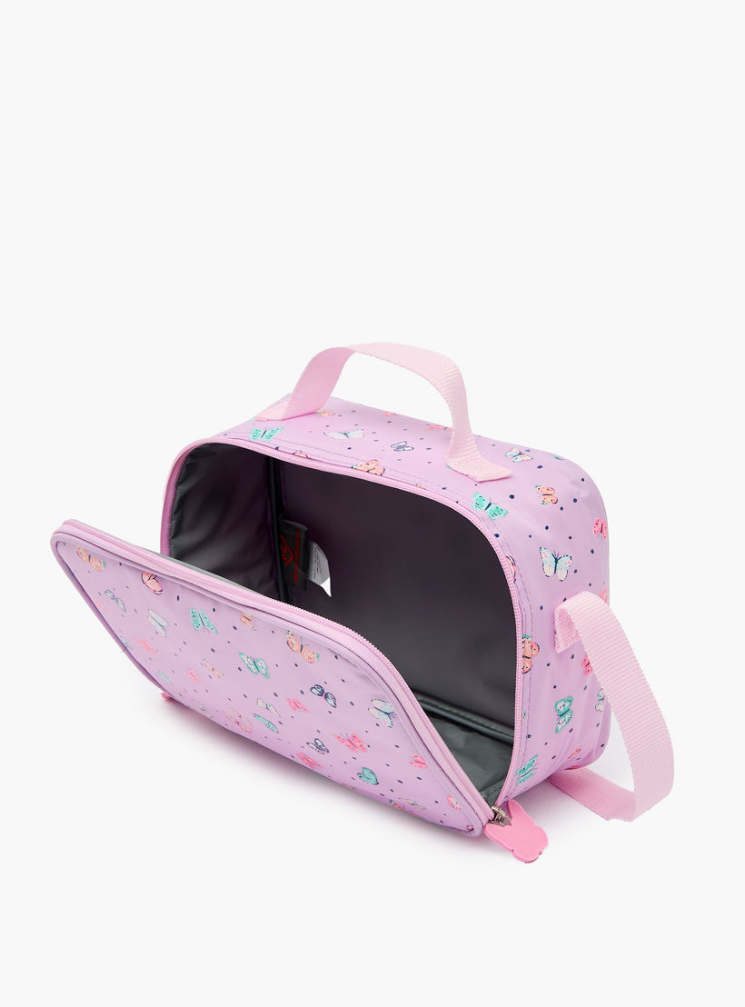New Expressions Printed 3-Piece Trolley Backpack Set for Girls 8-13 Years with Lunch Bag - 18 inches-school-bagsandbackpacks-trolleybags-image-19