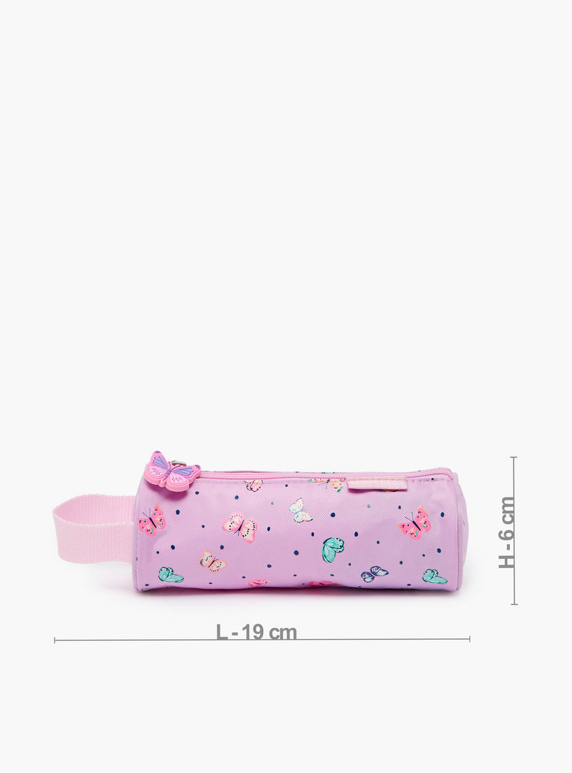 New Expressions Printed 3-Piece Trolley Backpack Set for Girls 8-13 Years with Lunch Bag - 18 inches-school-bagsandbackpacks-trolleybags-image-21