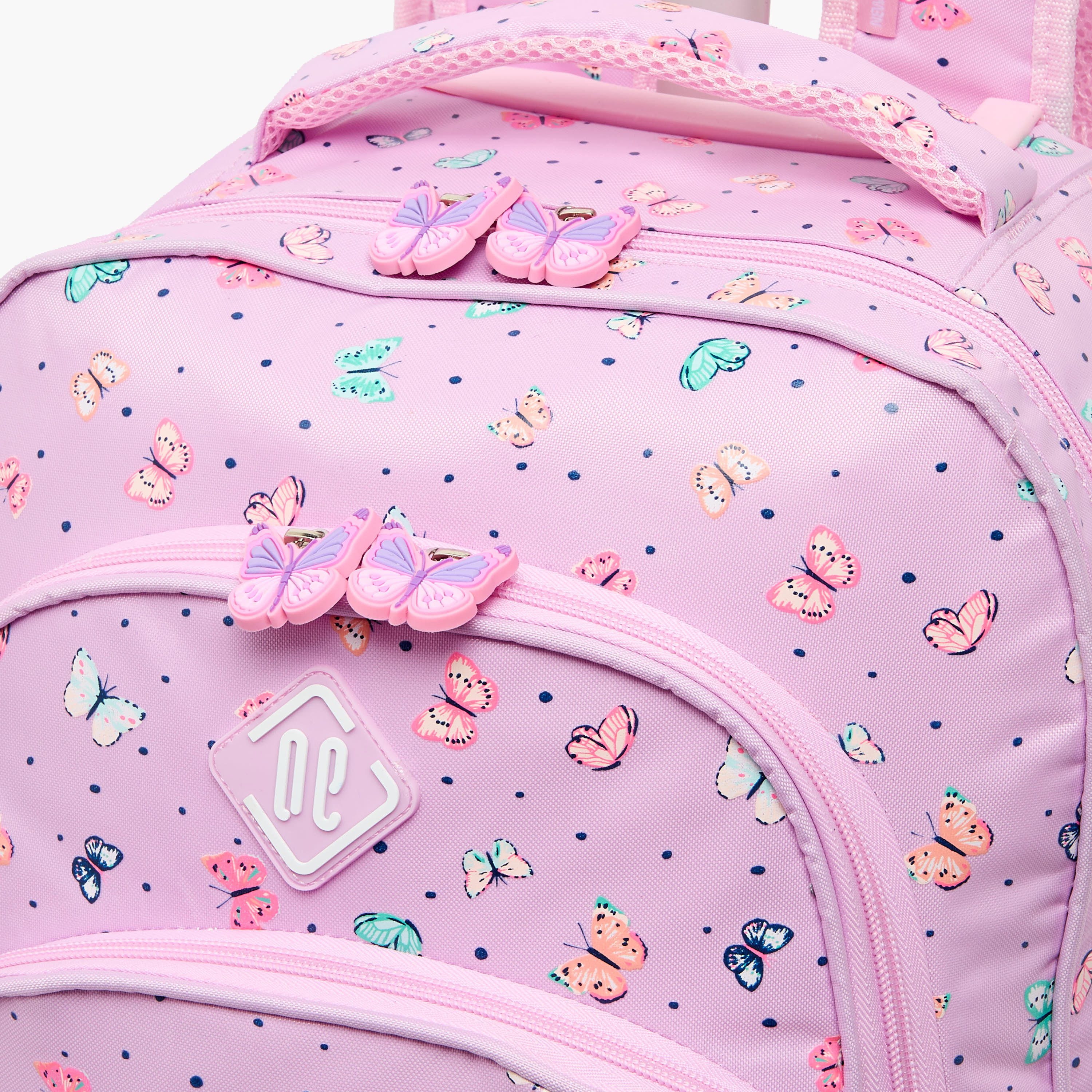New Expressions Printed 3-Piece Trolley Backpack Set for Girls 8-13 Years with Lunch Bag - 18 inches-school-bagsandbackpacks-trolleybags-image-7