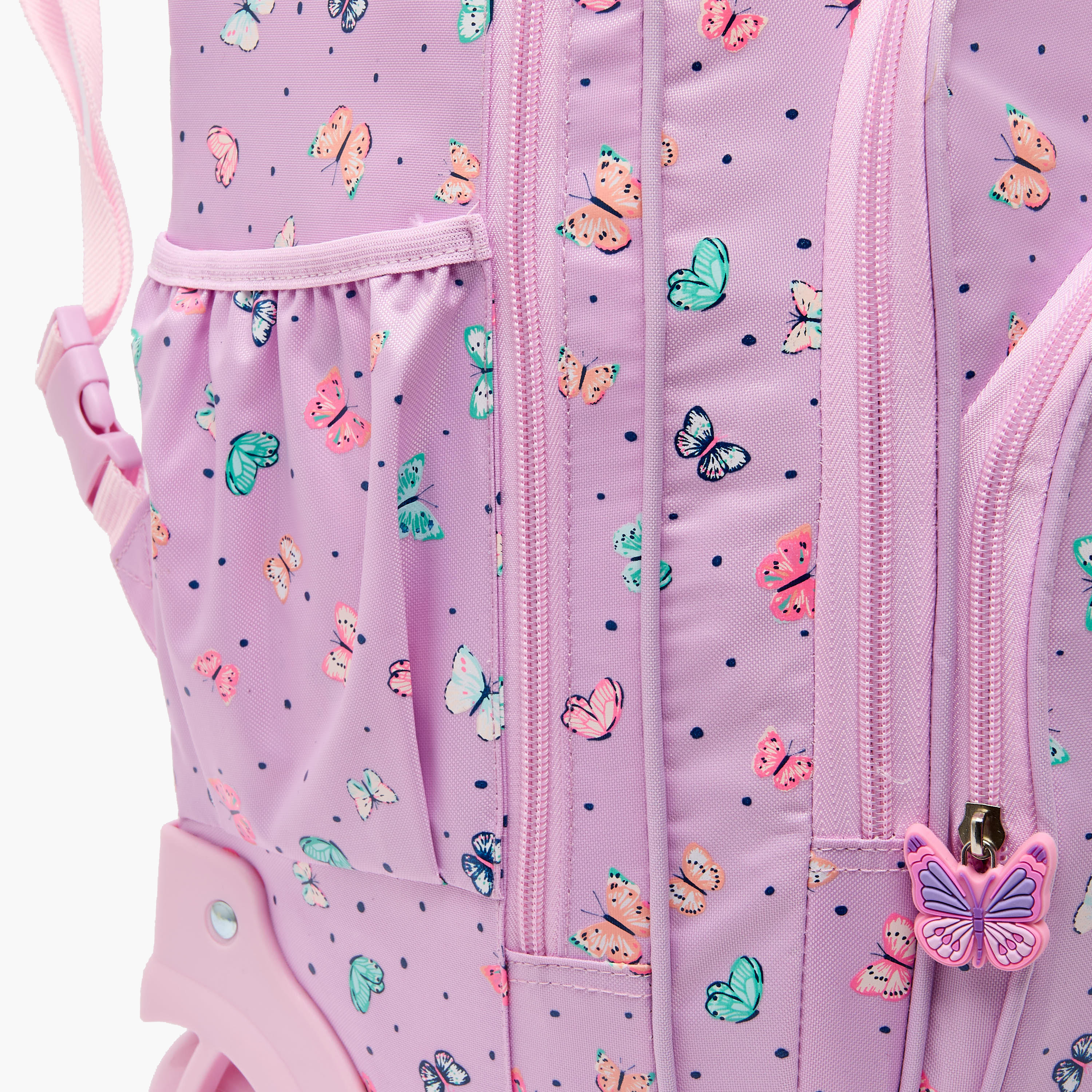 New Expressions Printed 3-Piece Trolley Backpack Set for Girls 8-13 Years with Lunch Bag - 18 inches-school-bagsandbackpacks-trolleybags-image-9