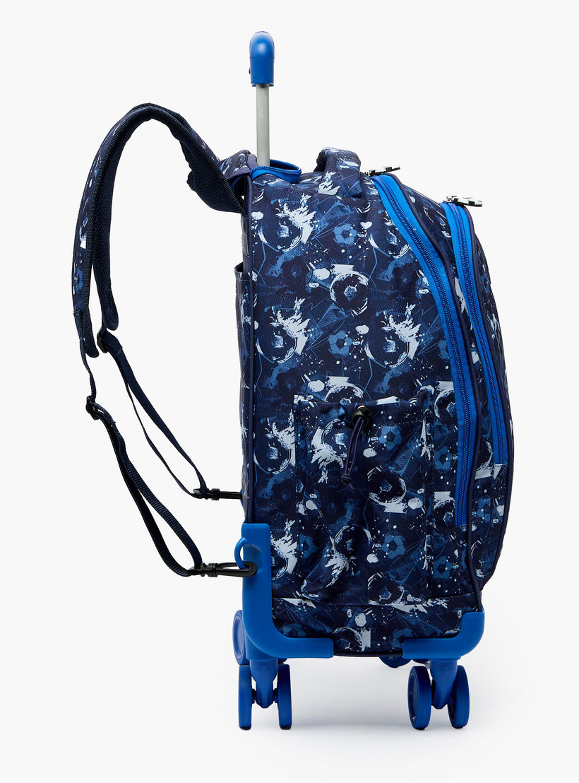 New Expressions Printed 3-Piece Trolley Backpack Set for Boys 8-13 Years with Lunch Bag - 18 inches-school-bagsandbackpacks-sets-image-11