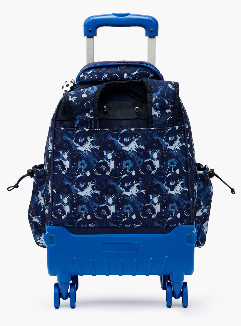 New Expressions Printed 3-Piece Trolley Backpack Set for Boys 8-13 Years with Lunch Bag - 18 inches-school-bagsandbackpacks-sets-image-12