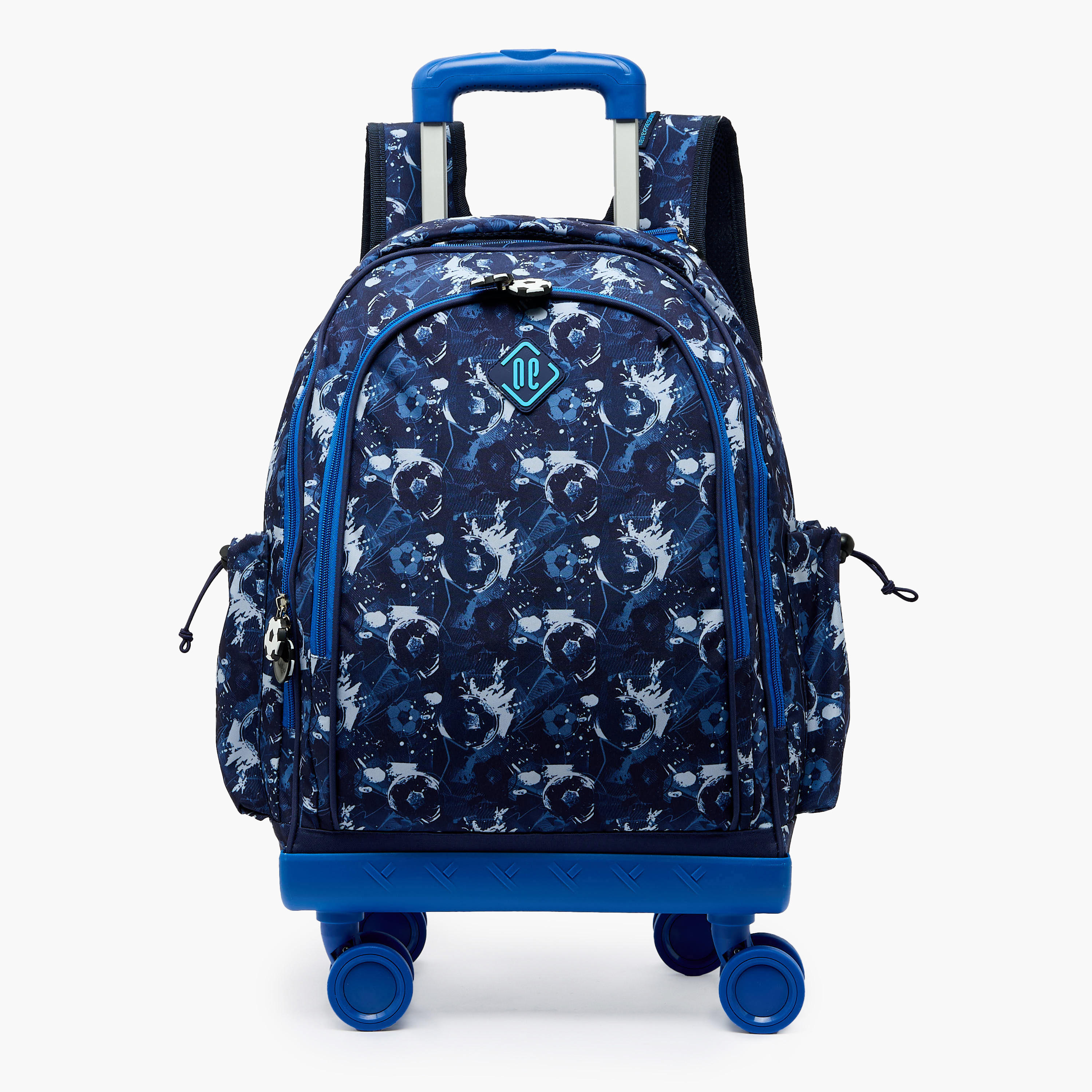 New Expressions Printed 3-Piece Trolley Backpack Set for Boys 8-13 Years with Lunch Bag - 18 inches-school-bagsandbackpacks-sets-image-3