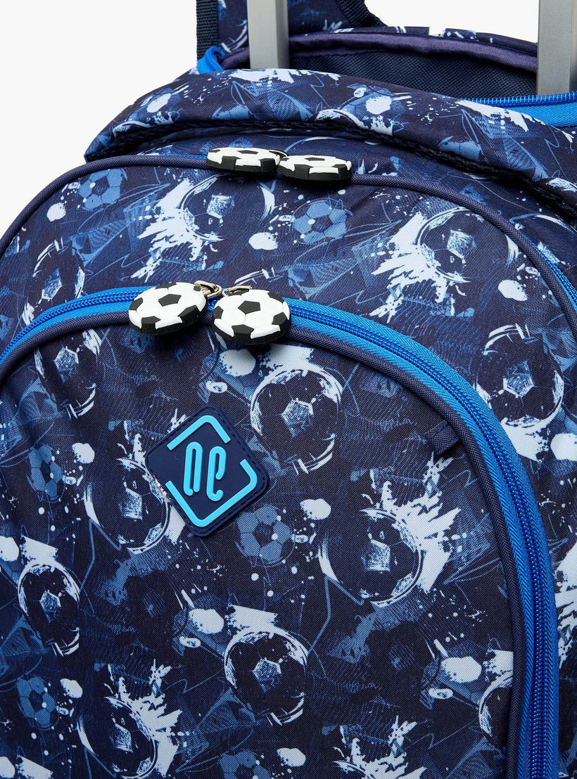 New Expressions Printed 3-Piece Trolley Backpack Set for Boys 8-13 Years with Lunch Bag - 18 inches-school-bagsandbackpacks-sets-image-6