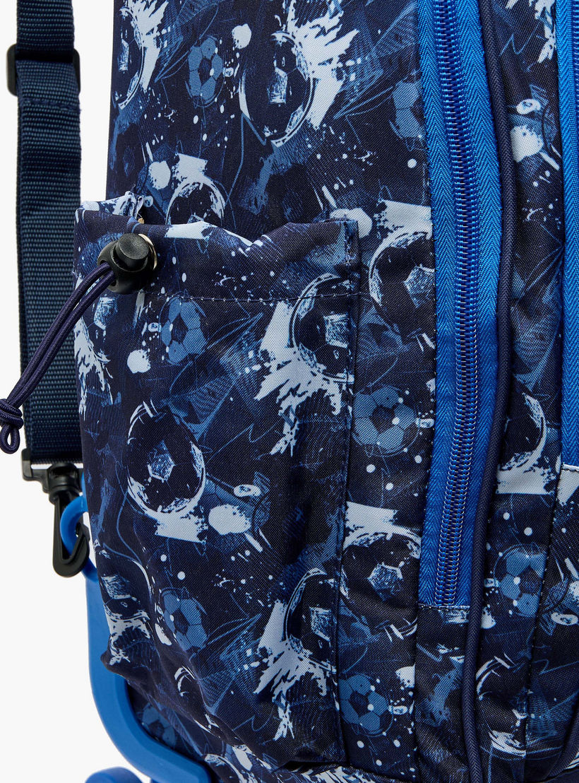 New Expressions Printed 3-Piece Trolley Backpack Set for Boys 8-13 Years with Lunch Bag - 18 inches-school-bagsandbackpacks-sets-image-7