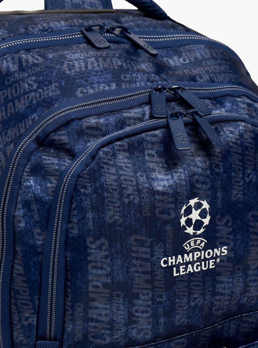 Champions League Printed Trolley Backpack for Boys 8-13 Years with Adjustable Straps - 20 inches-school-bagsandbackpacks-trolleybags-image-6