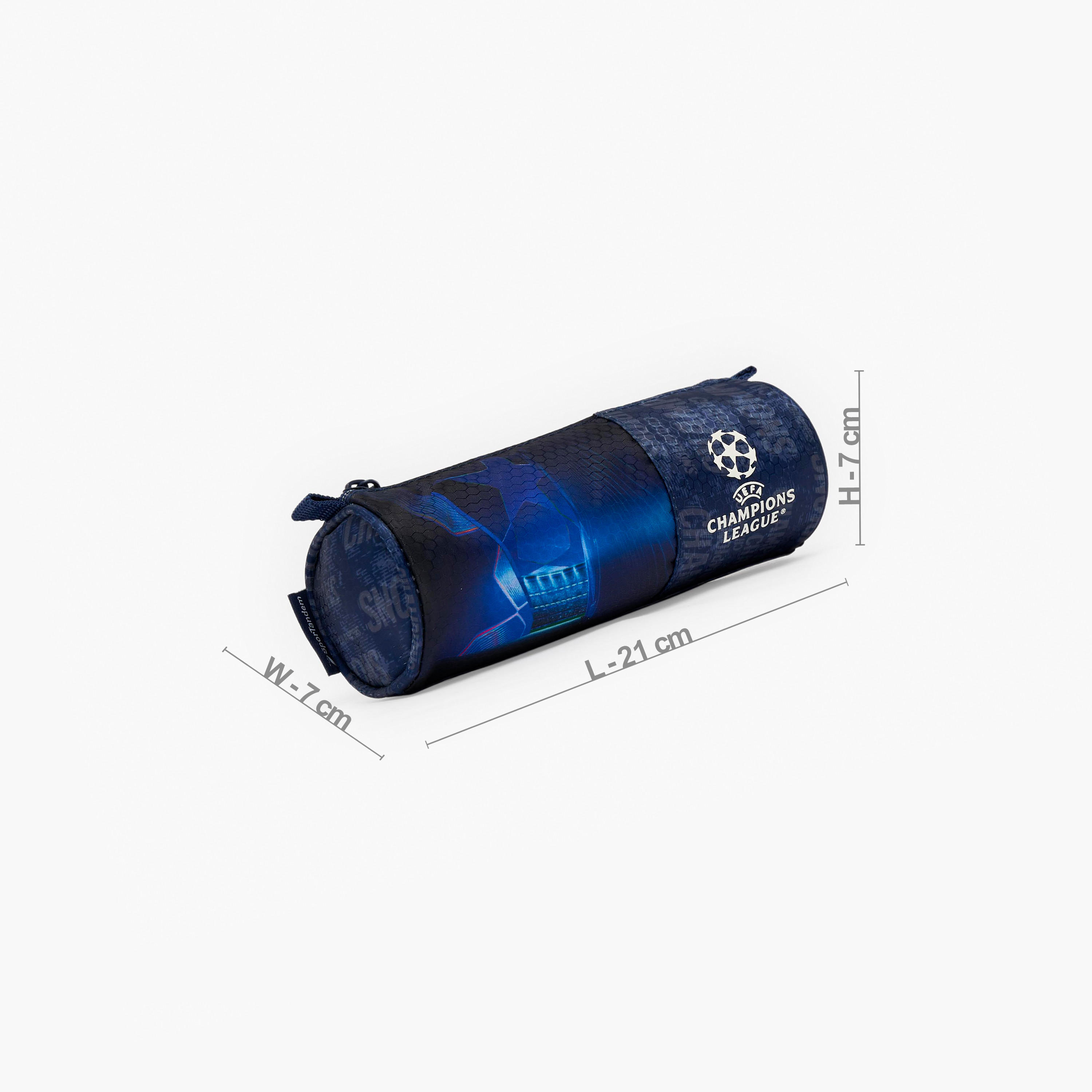 Champions League Printed Pencil Pouch with Zip Closure-school-stationery-pencilcases-image-3